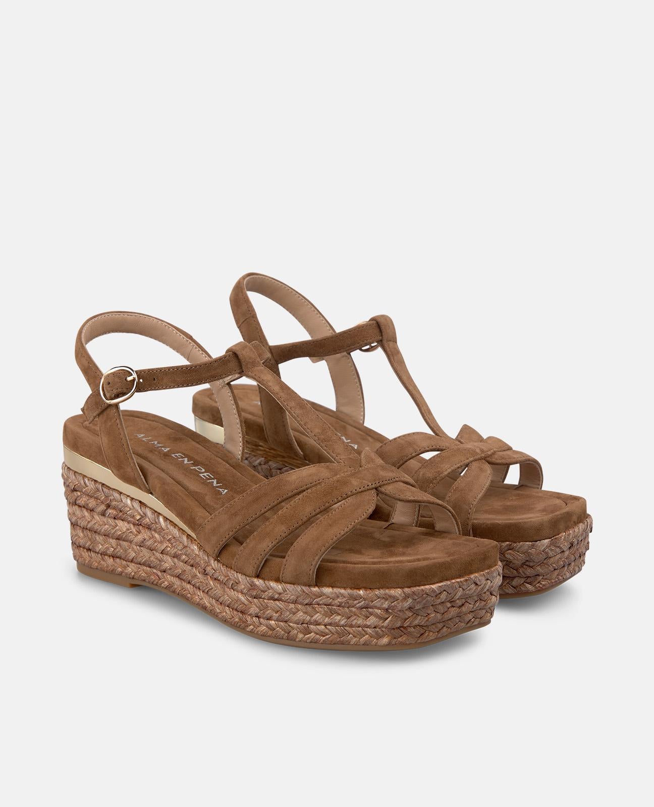 SANDALIA ESPARTO PEDRERIA