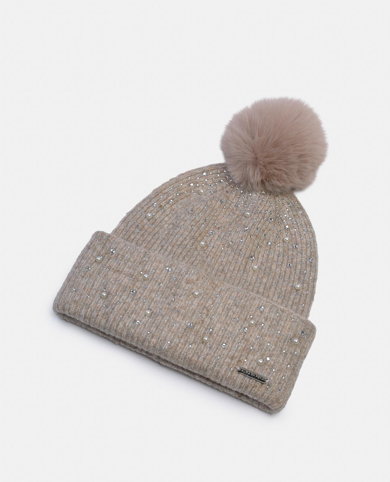 BEANIE BEANIE WITH RHINESTONES
