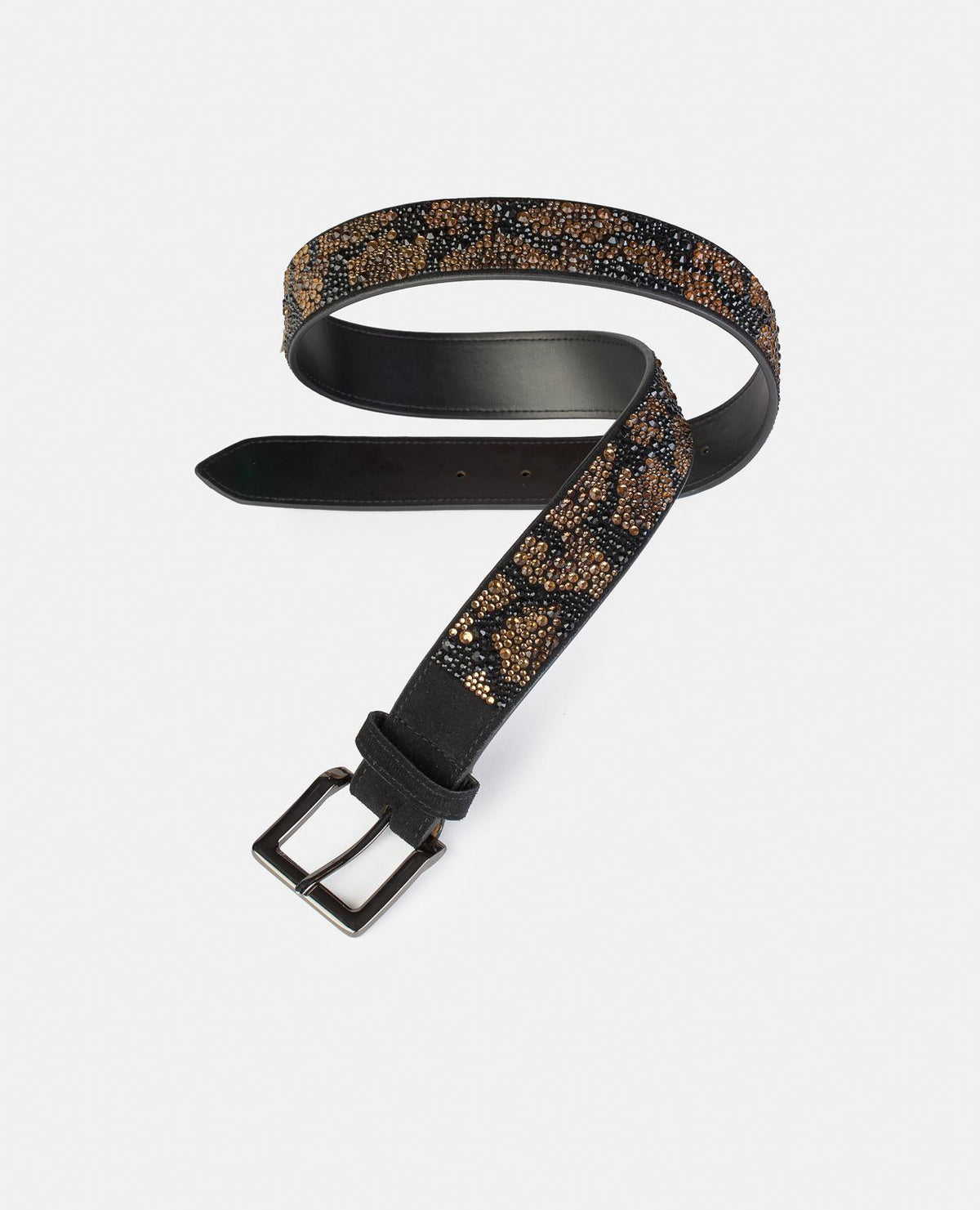 PRINTED BELT WITH Rhinestones