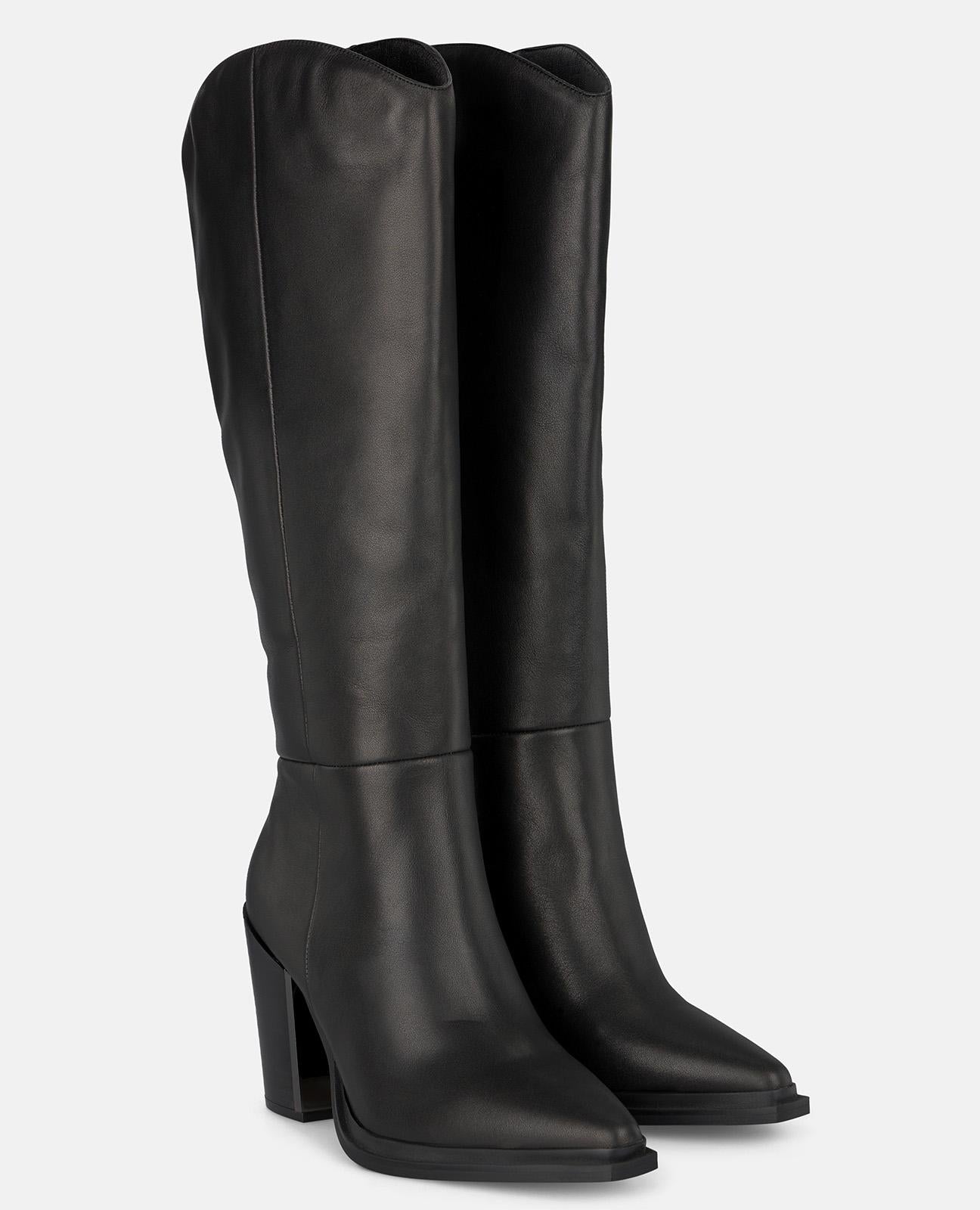 STIVALE CON TACCO LARGO