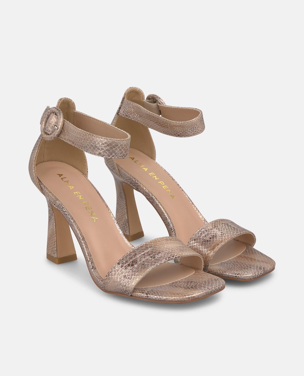 SANDALIA MEDIA TIRA AL TOBILLO