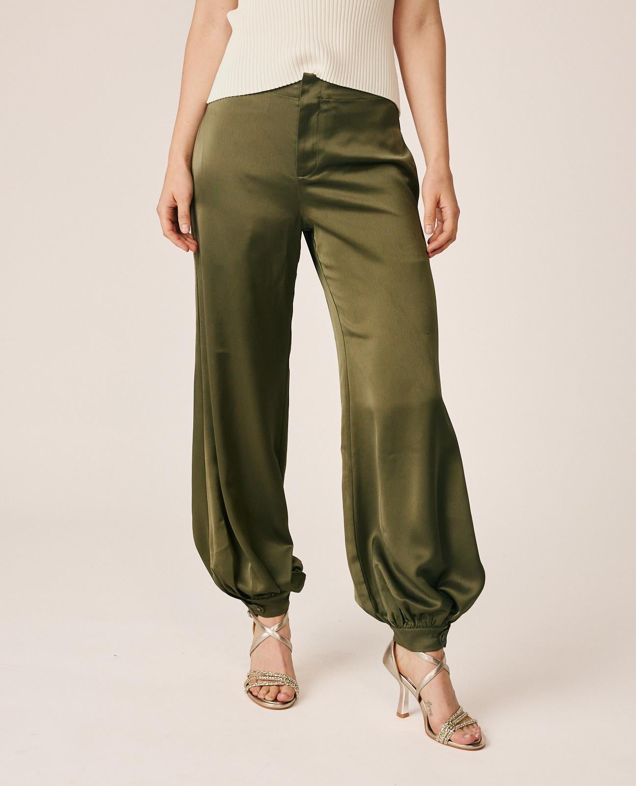 PANTALÓN BOMBACHO JACQUARD