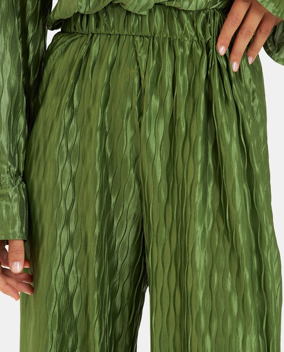 PANTALON FLUIDE TEXTURÉ