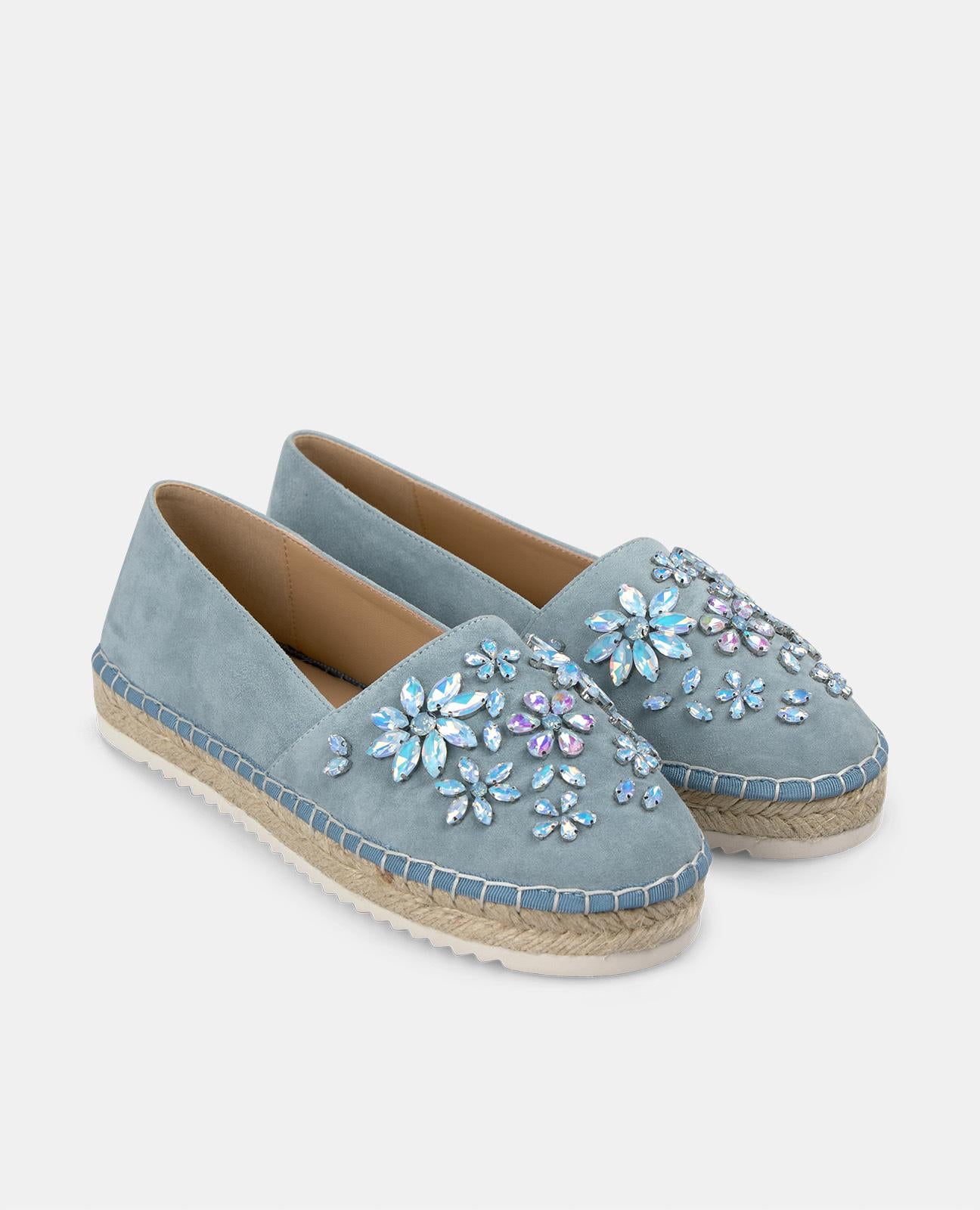 ESPADRILLE FLORES STRASS