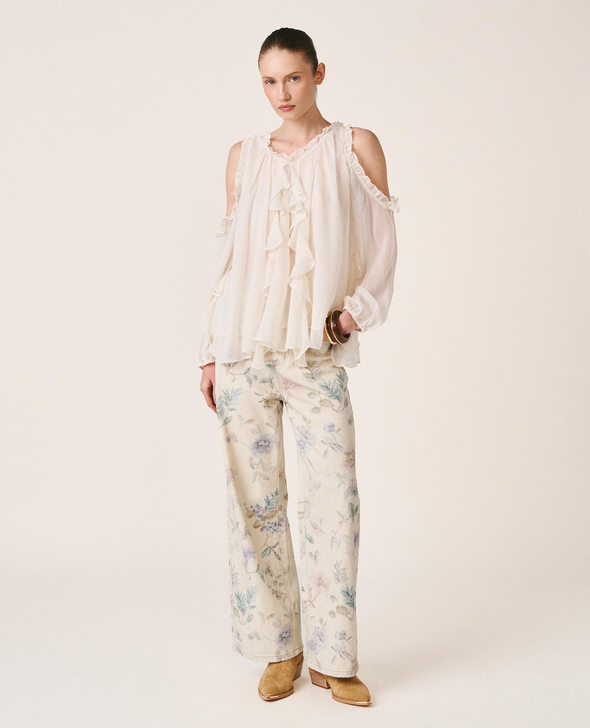 BLUSA CON SPALLE SCOPERTE