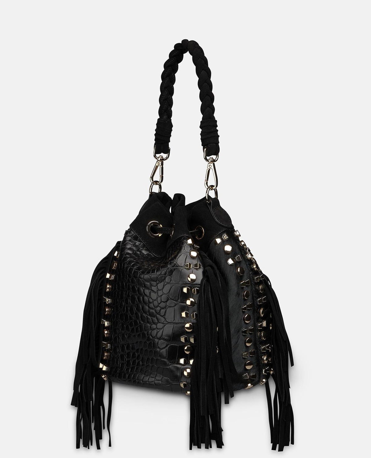 BOLSO BOMBONERA PIEL EFECTO SERPIENTE