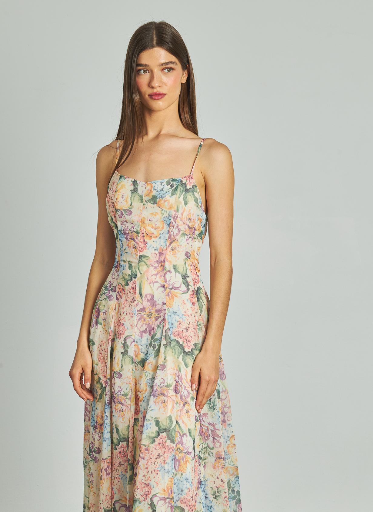 MIDI STRAPS DRESS