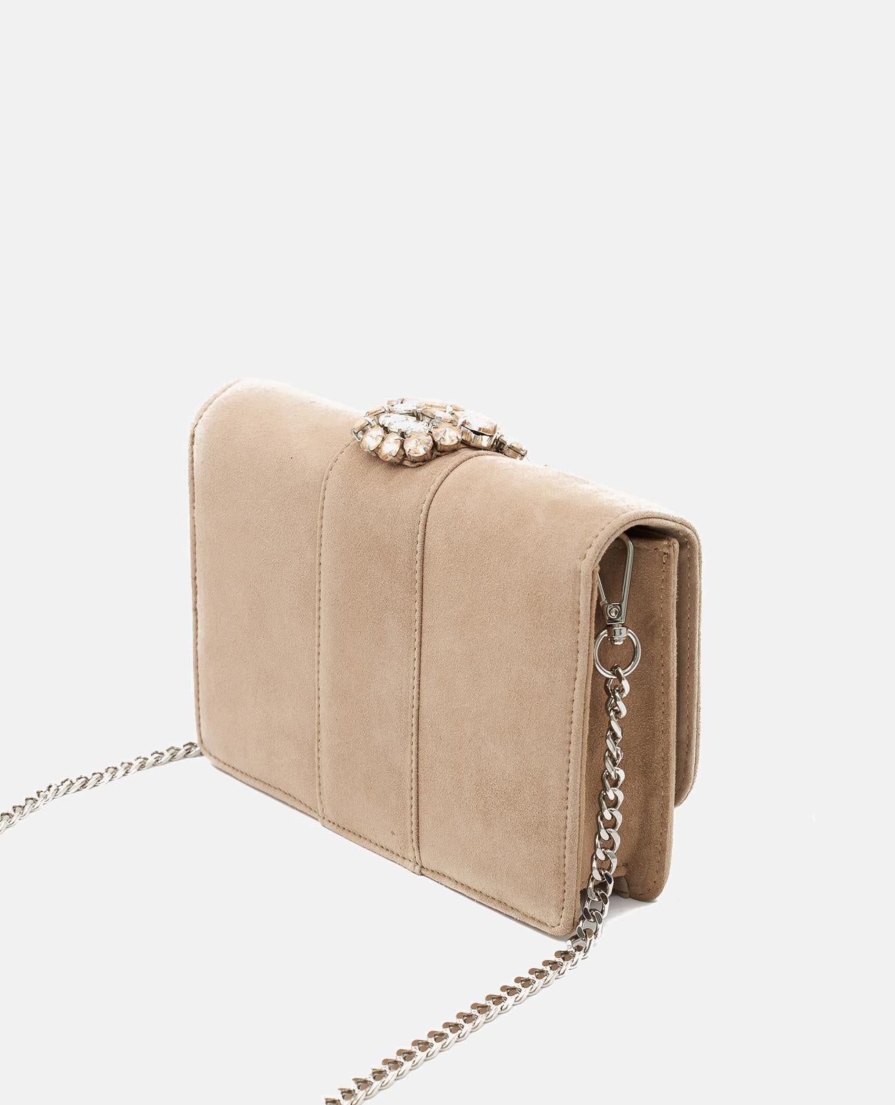 CLUTCH BAG WITH RHINESTONES