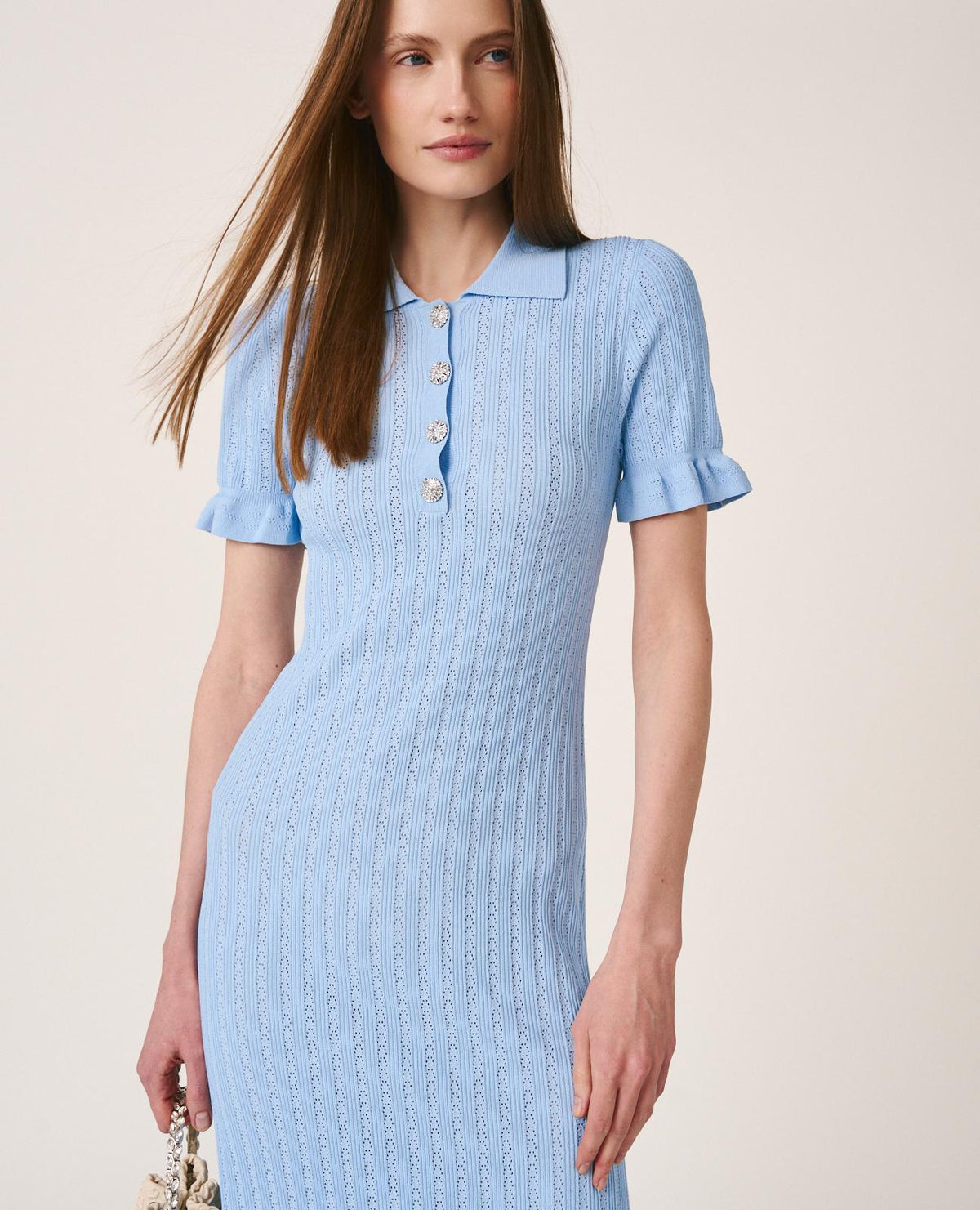 VESTIDO MÉDIO DE MALHA