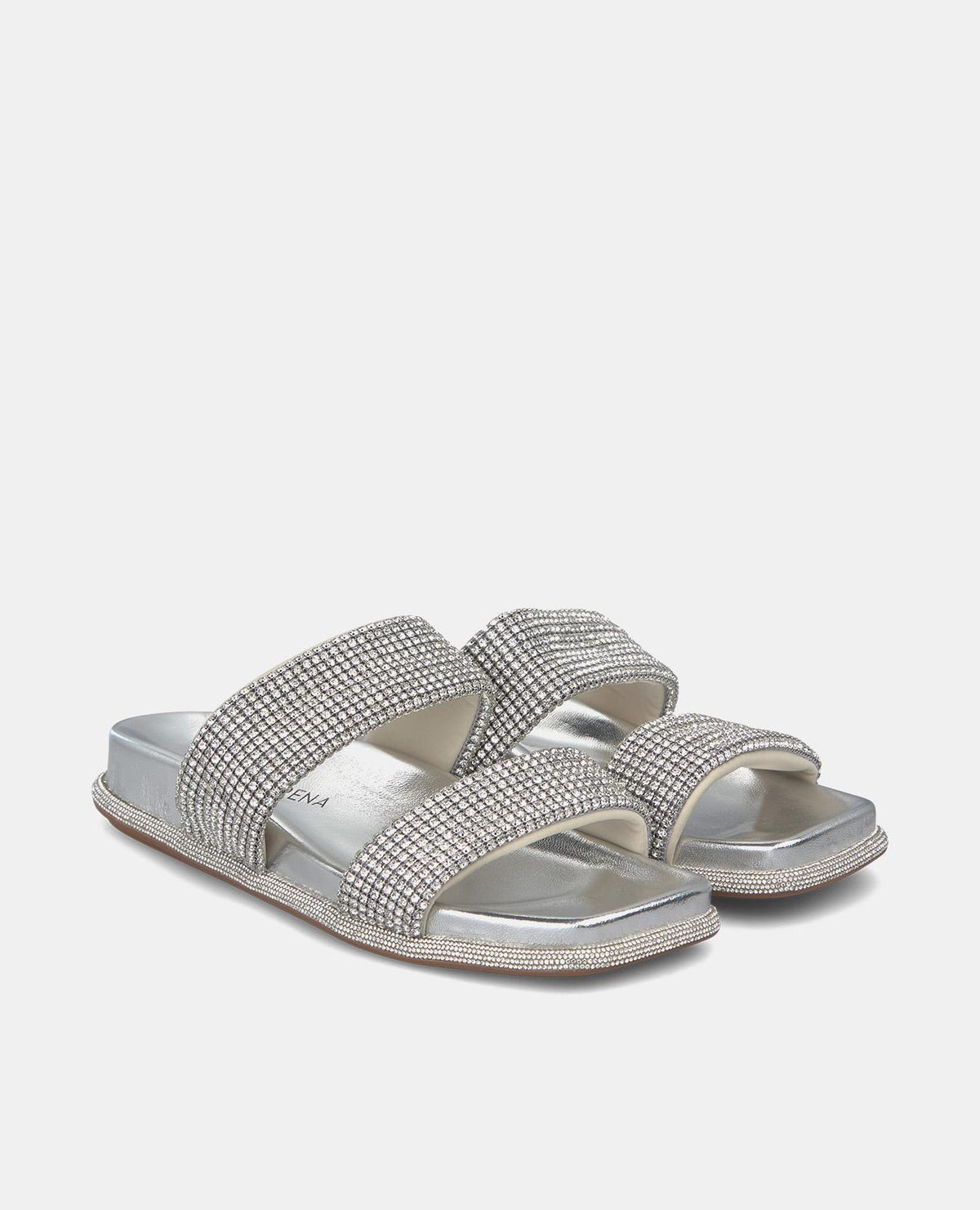 SANDALIA PLANA TIRAS STRASS