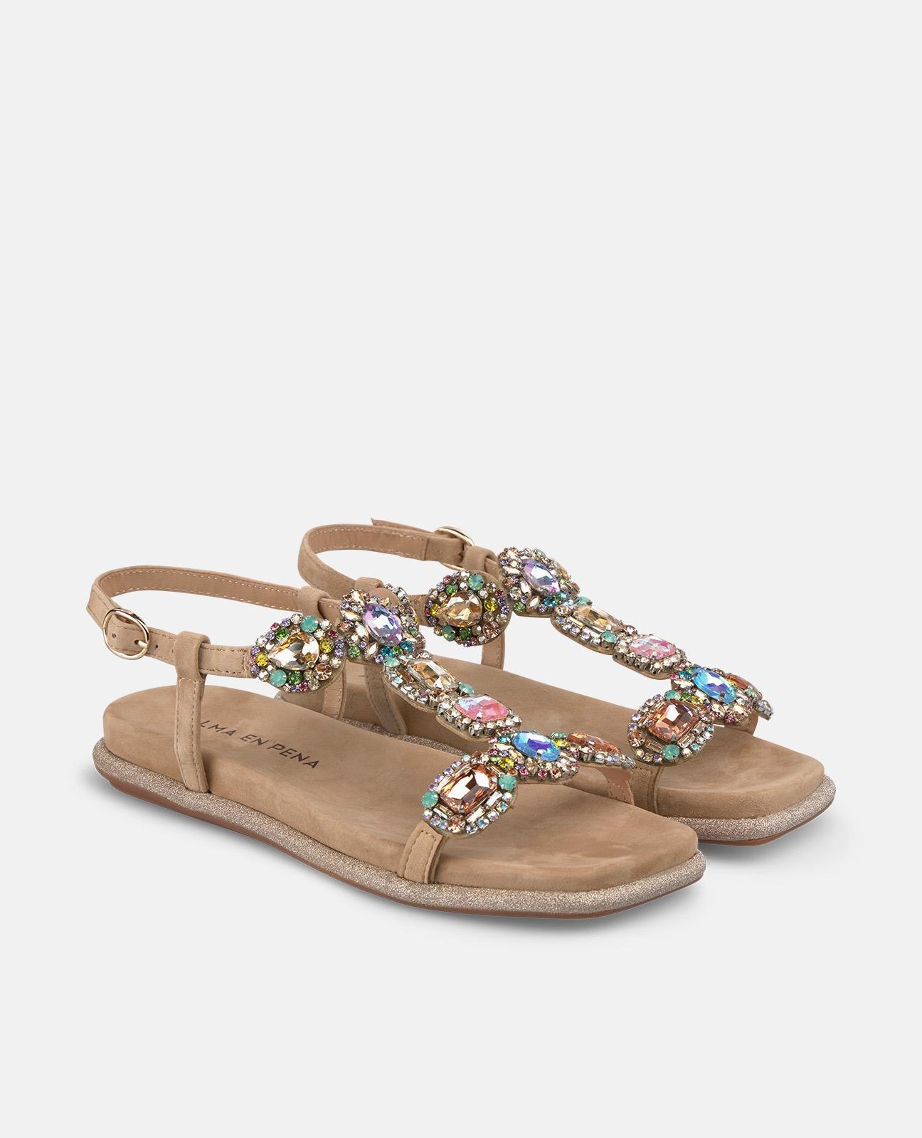 SANDALIA ABALORIOS PEDRERÍA