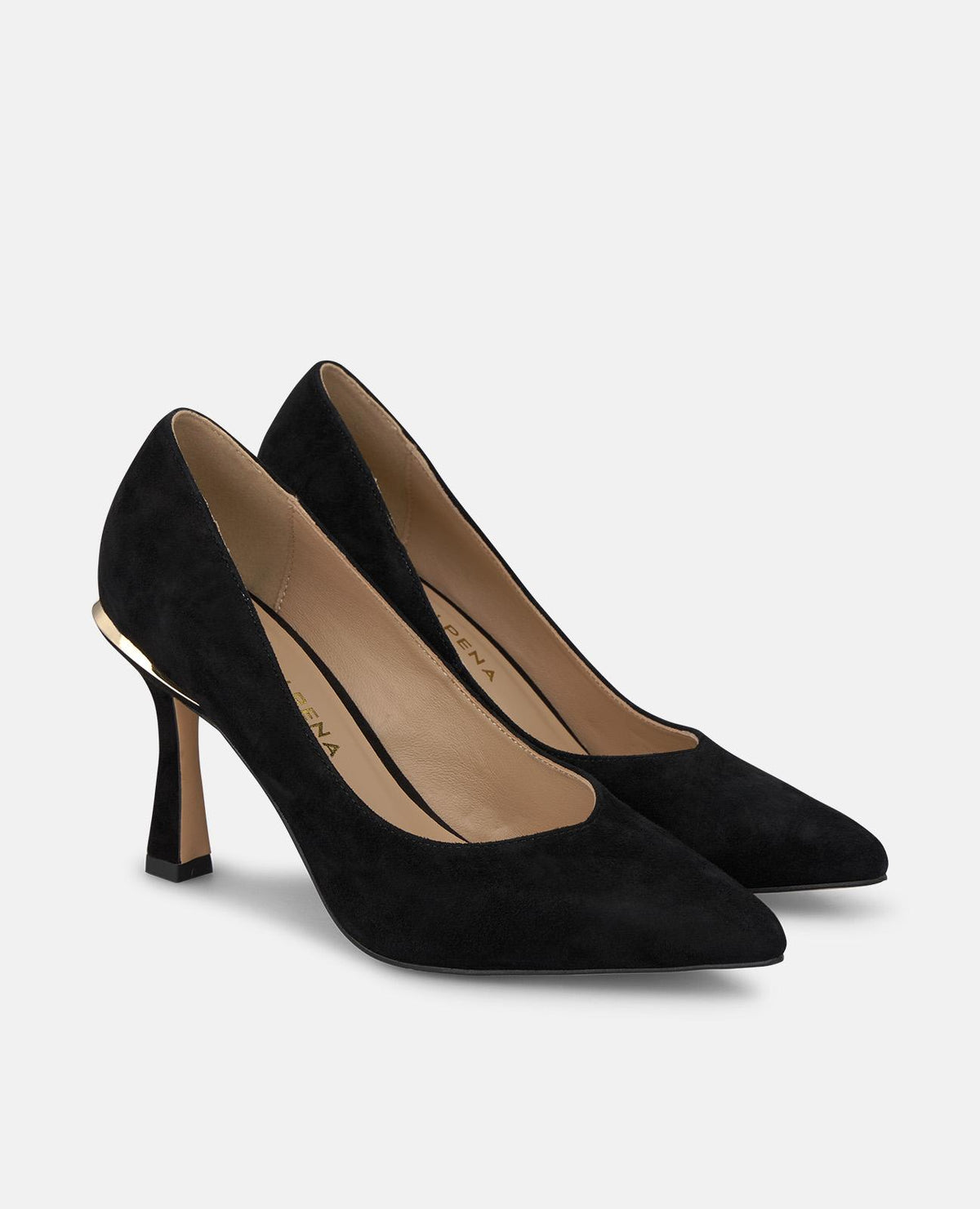 SCARPA CON TACCO A SPILLO IN PELLE