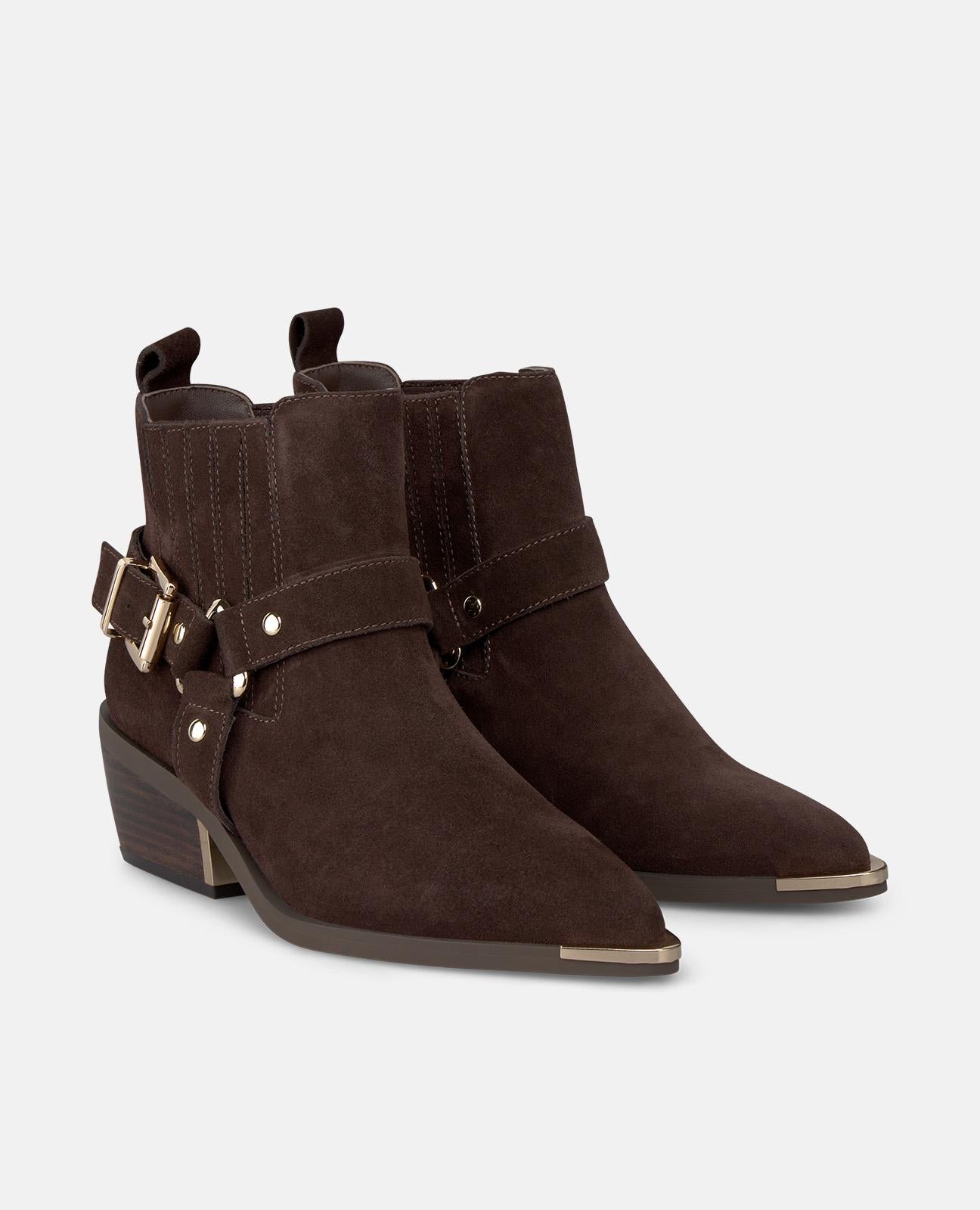 BOTÍN CON HEBILLA PLANO