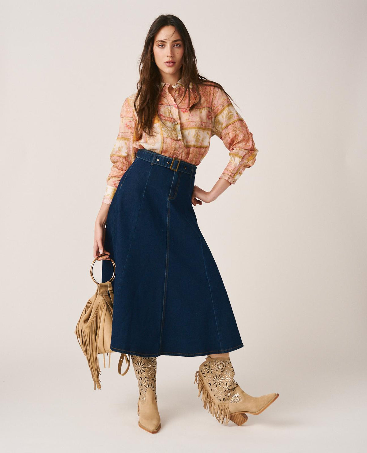 FALDA DENIM VUELO