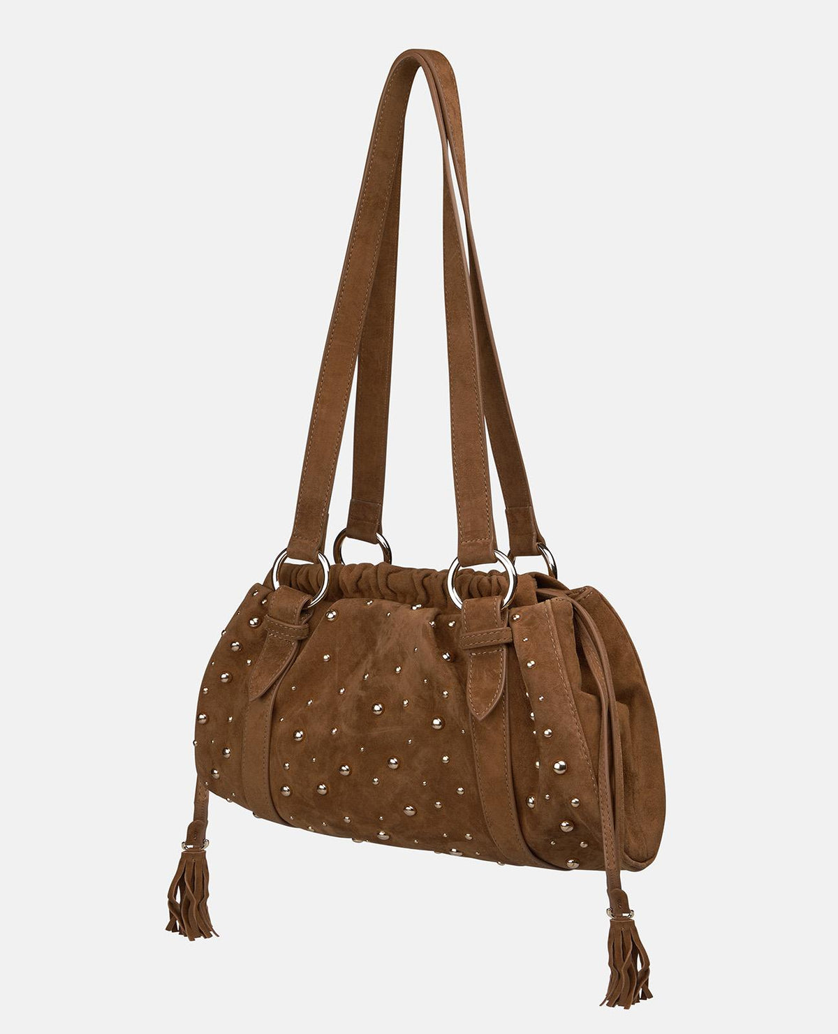 BOLSO ANTE CON TACHAS METÁLICAS