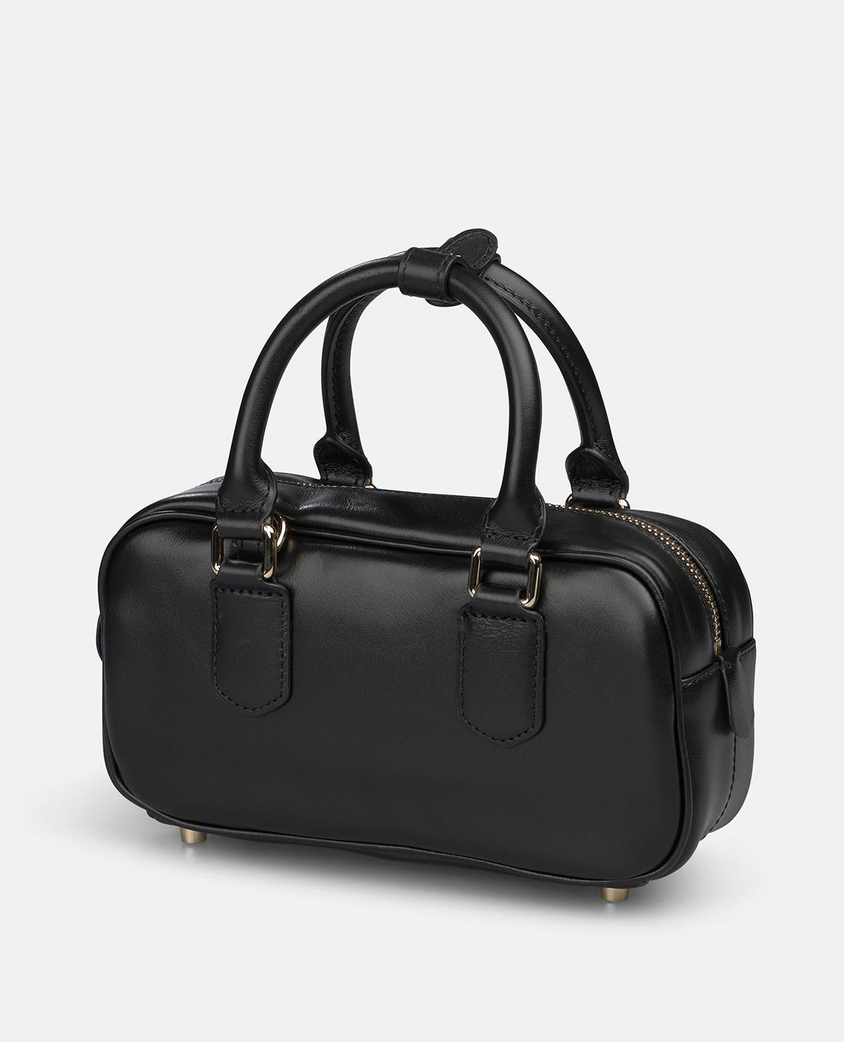 BORSA DA BOWLING IN PELLE DI CAPIRA