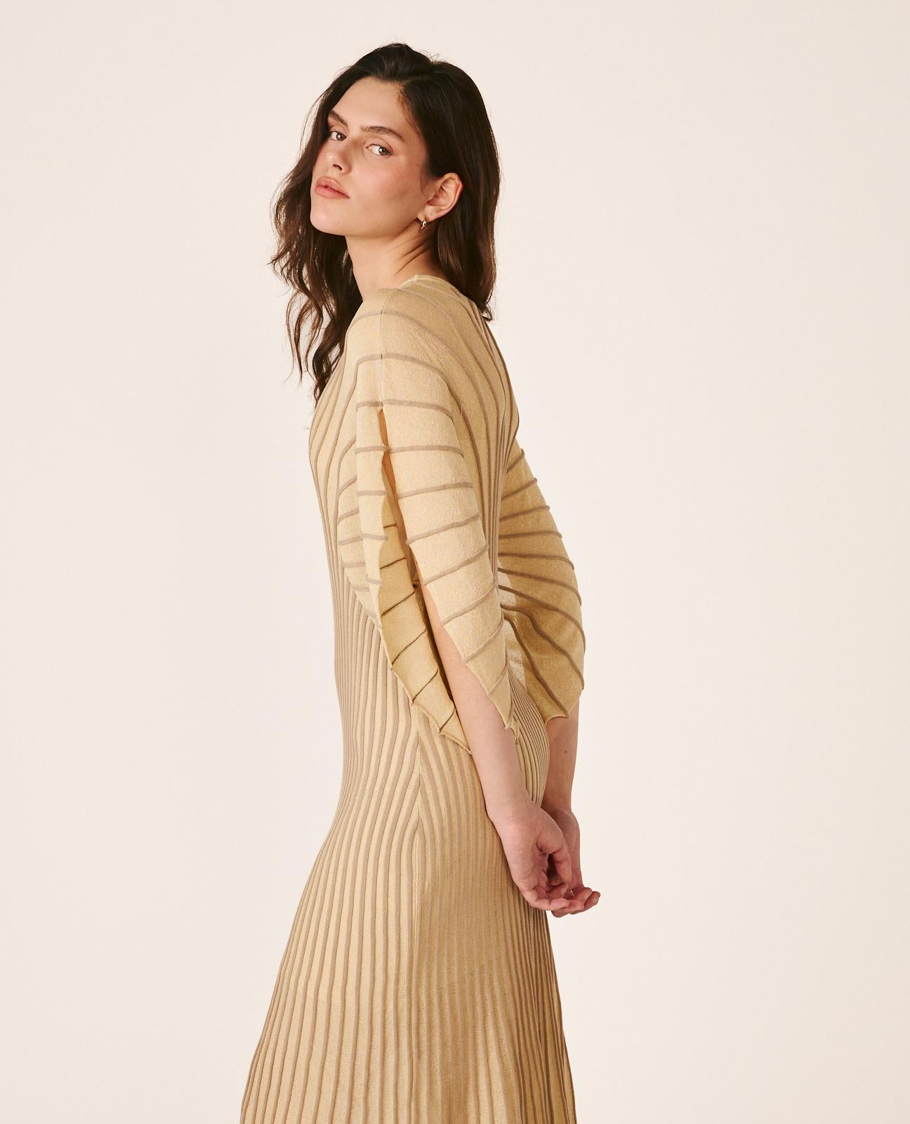 BATWING SLEEVE DRESS