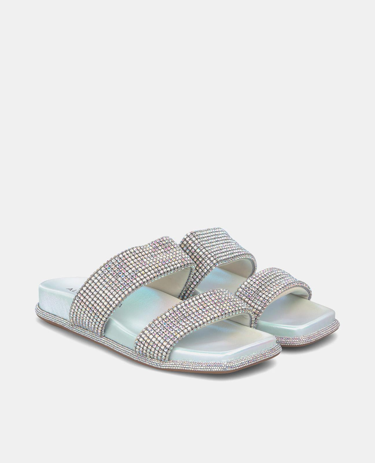 SANDALIA PLANA TIRAS STRASS