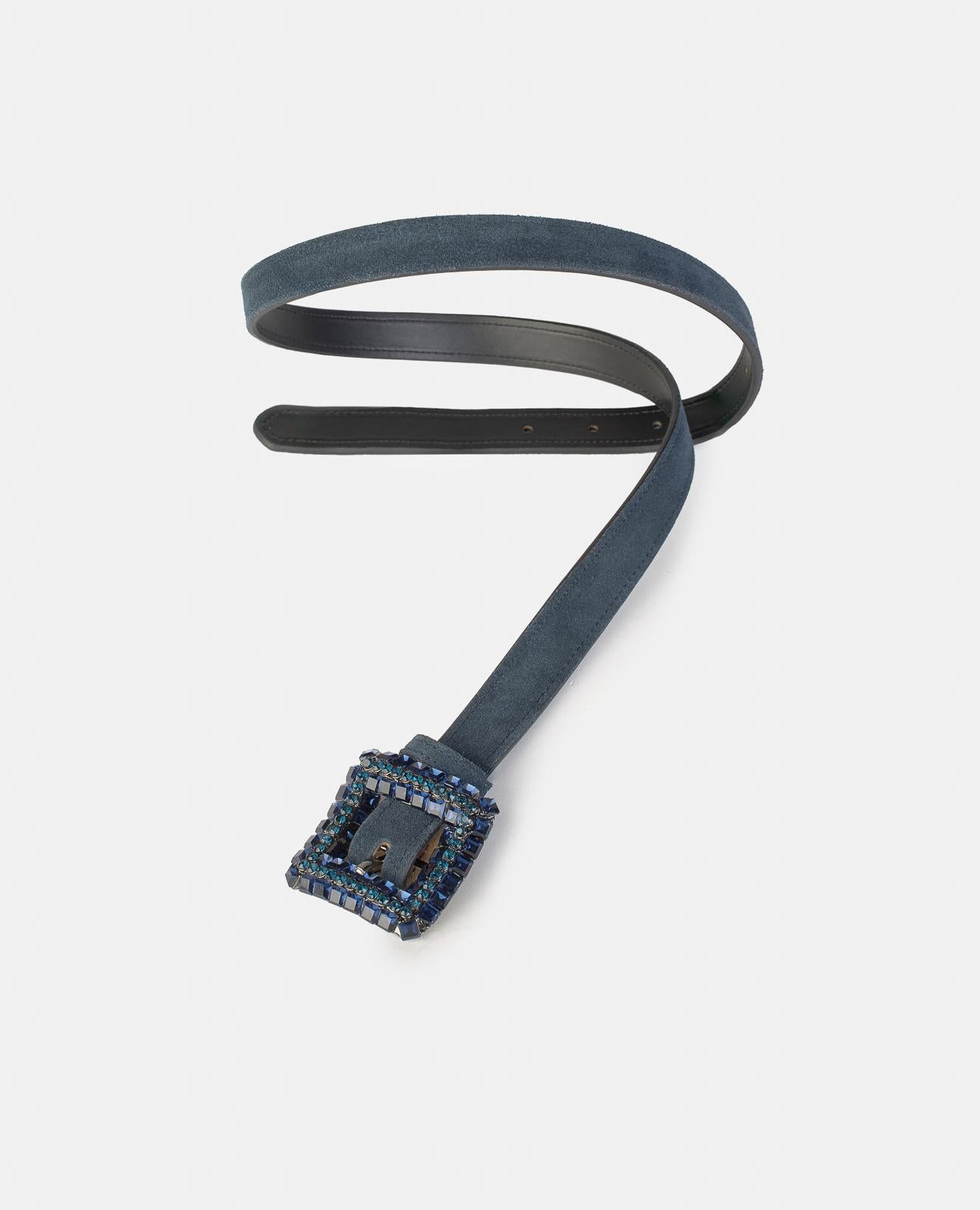 RHINESTONE BUCKLE BELT