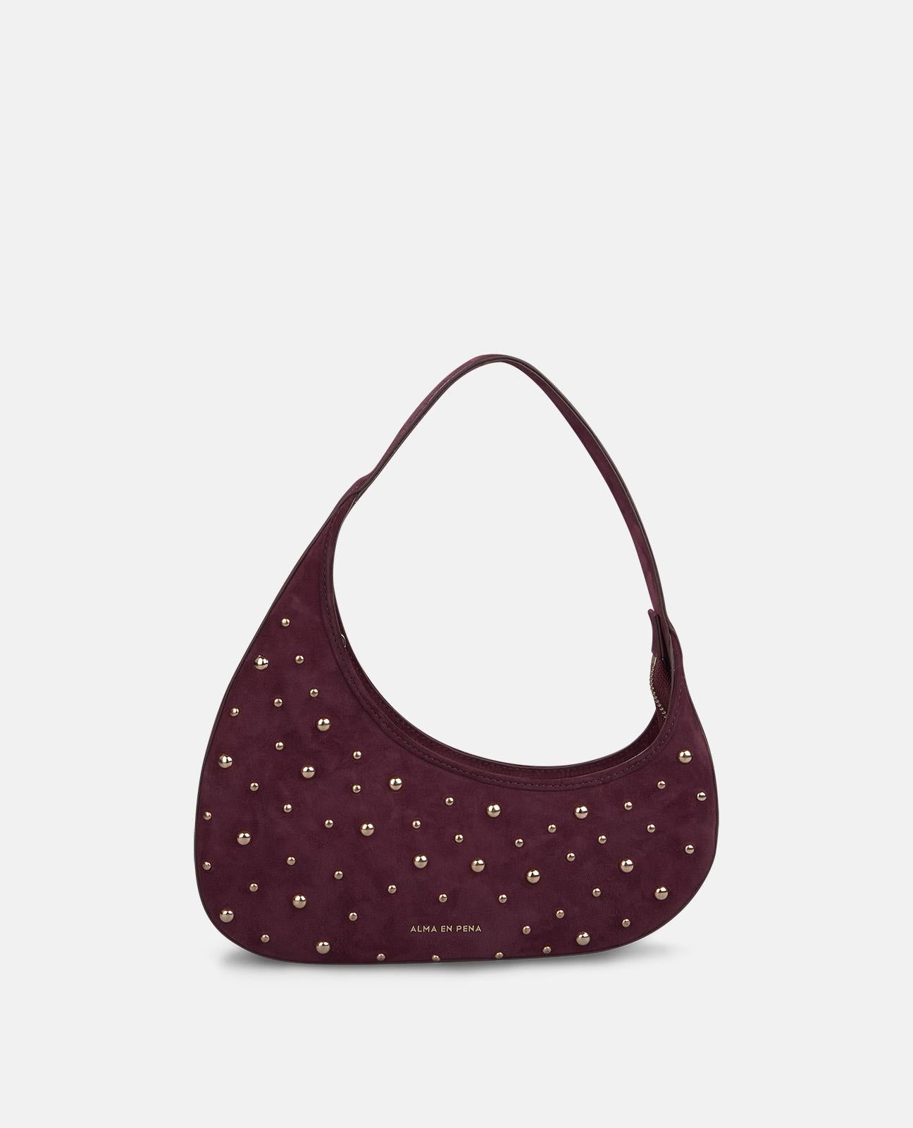 BOLSO HOBO NAPA CON TACHAS
