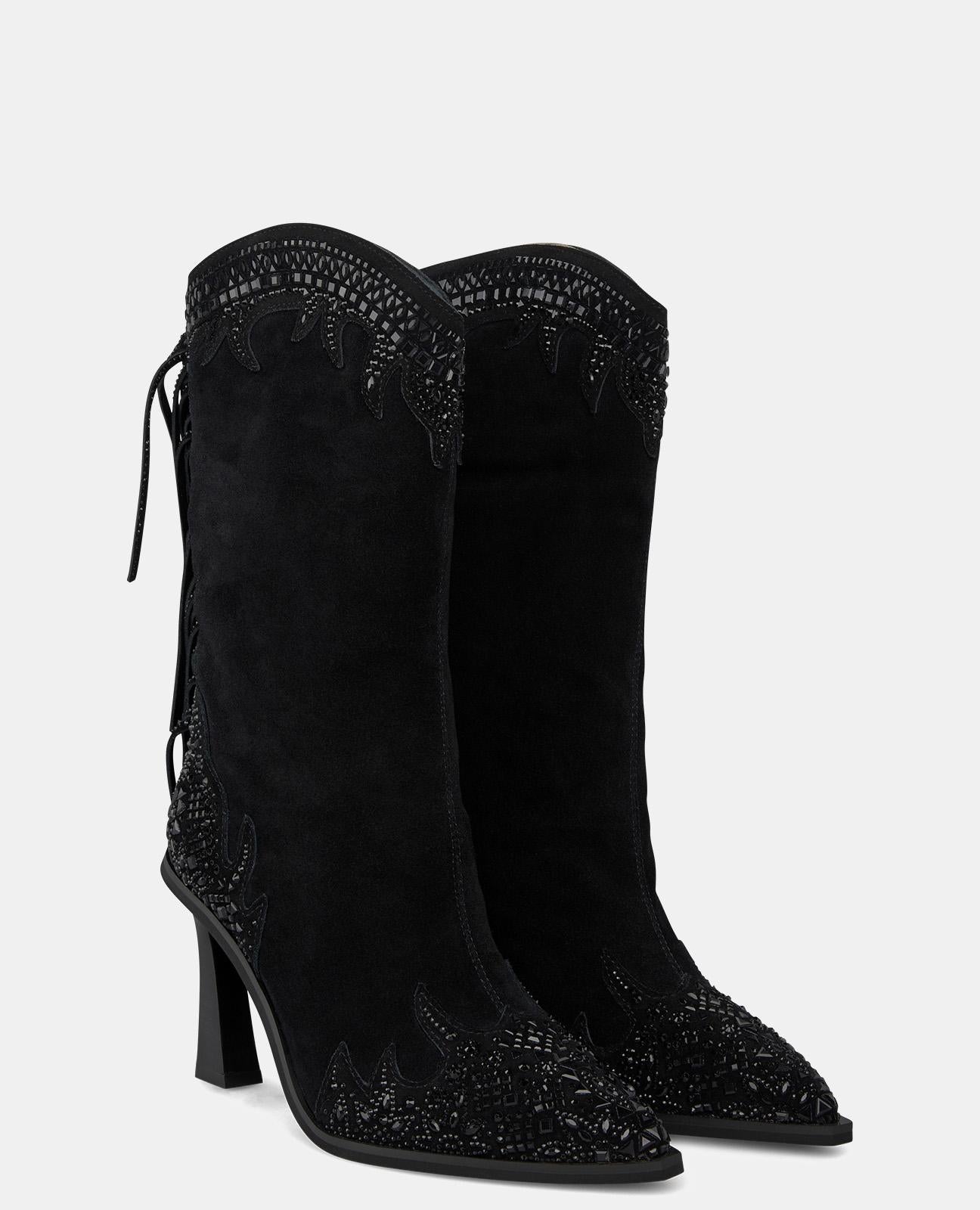 DEMI-BOTTE À FRANGES