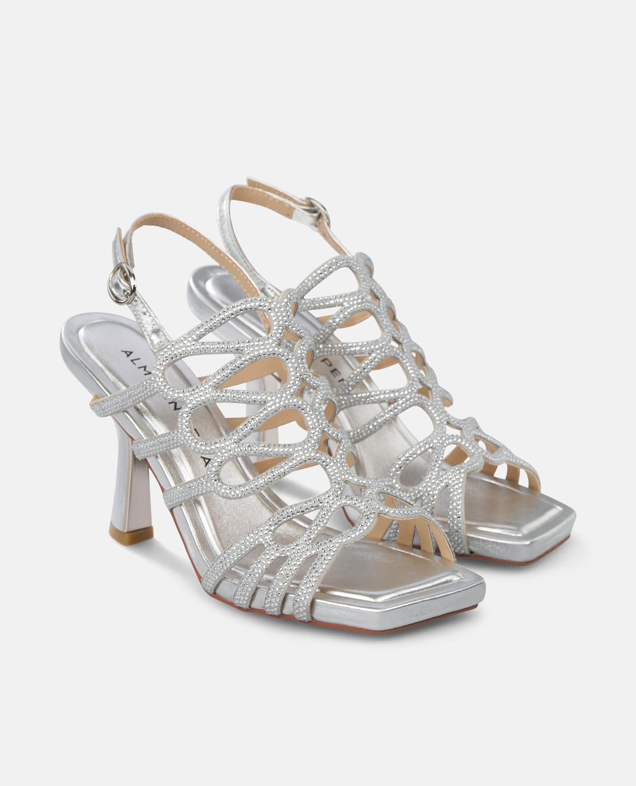 SANDALIA TACÓN ENTRECRUZADA