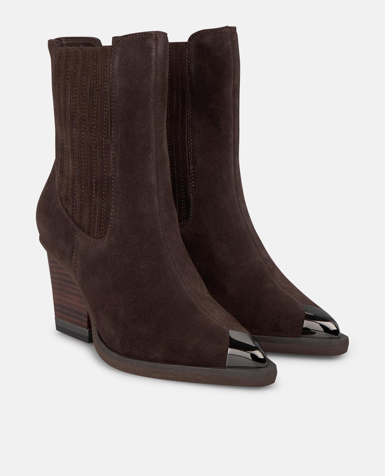 BOTA ELÁSTICA PARA TORNOZELO COM BIQUEIRA METÁLICA