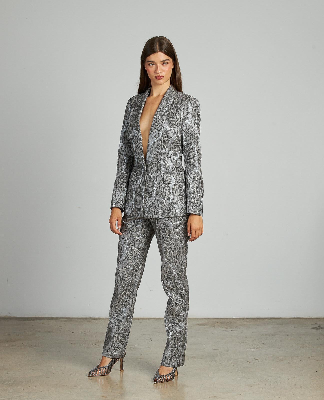 PANTALÓN EFECTO METALIZADO