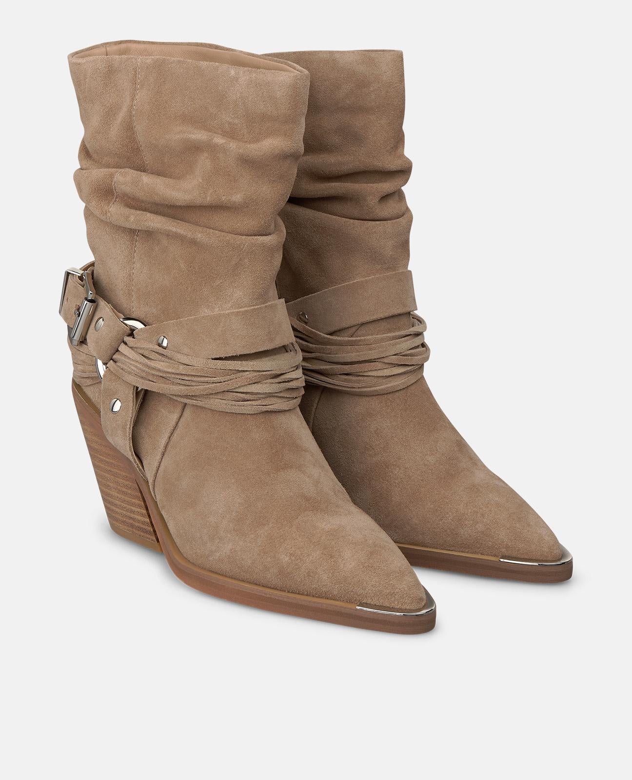 BOTA DE ANTE EFECTO FRUNCIDO