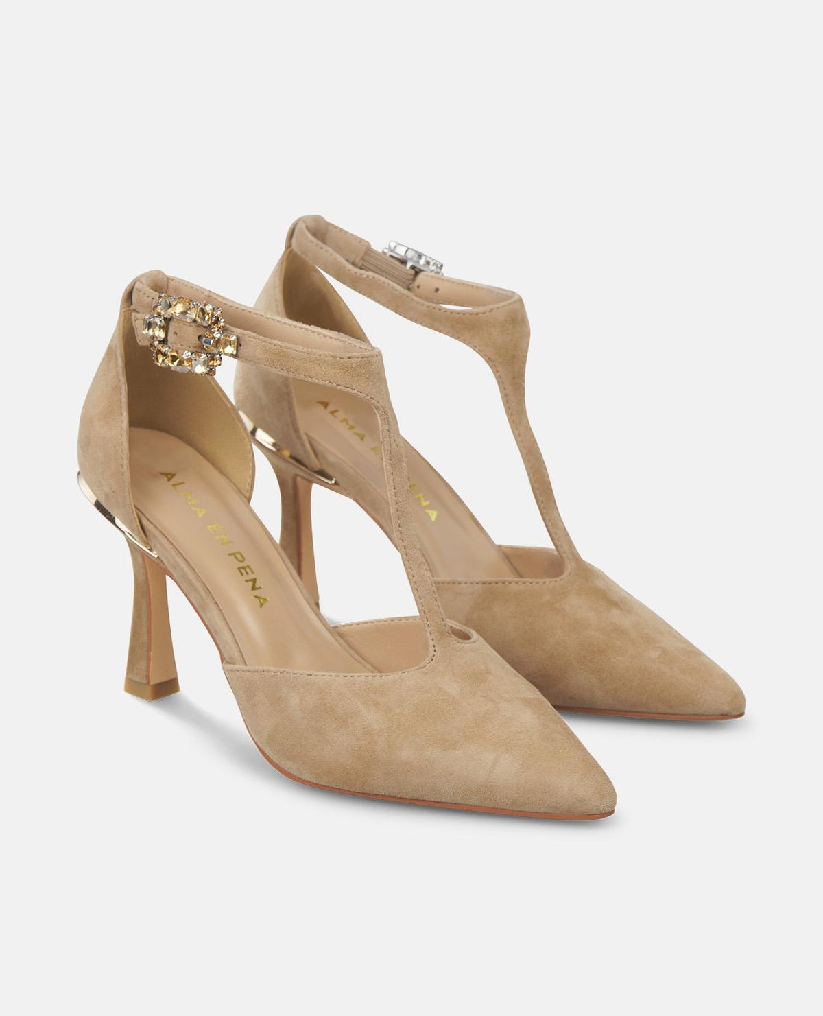 JEWEL BUCKLE SHOE SHARP BUCKLE