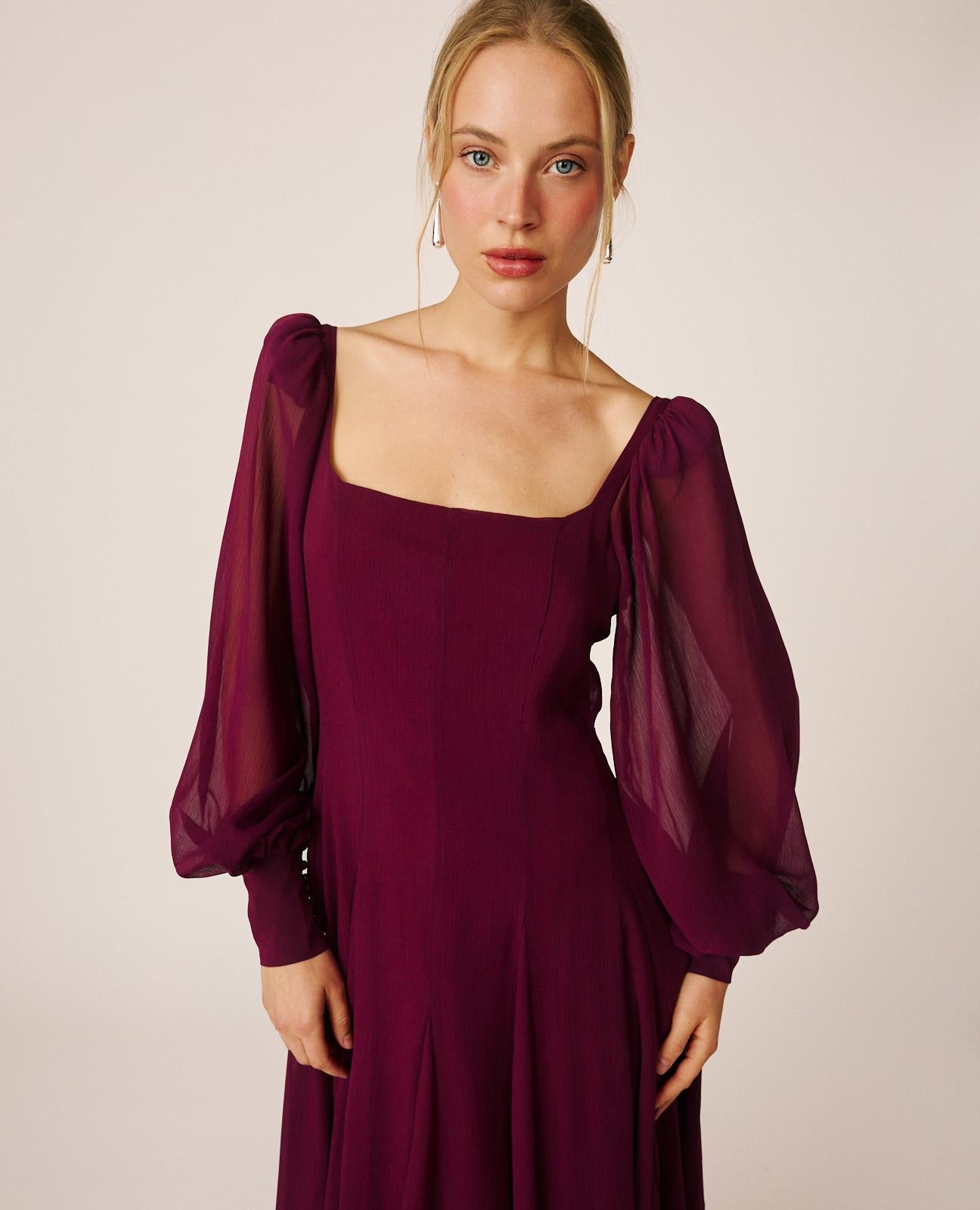 VESTIDO LARGO GASA