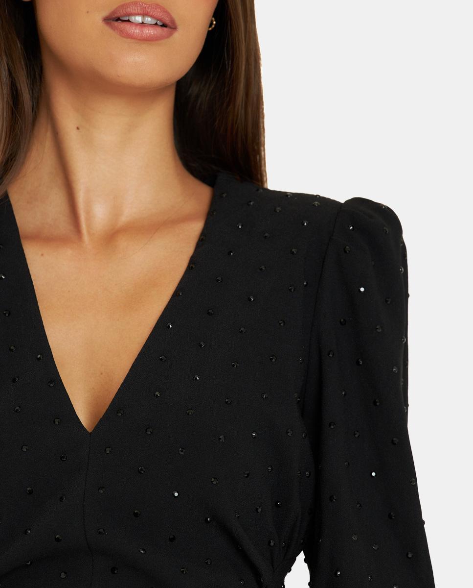 ROBE DRAPÉE SUR LE CÔTÉ