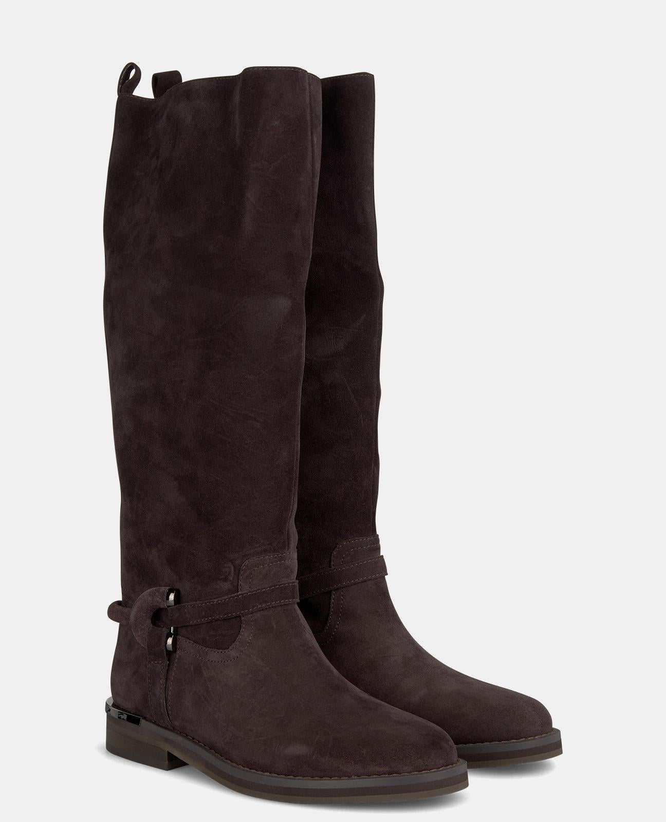 FLACHSTIEFEL MIT STEIGBÜGEL