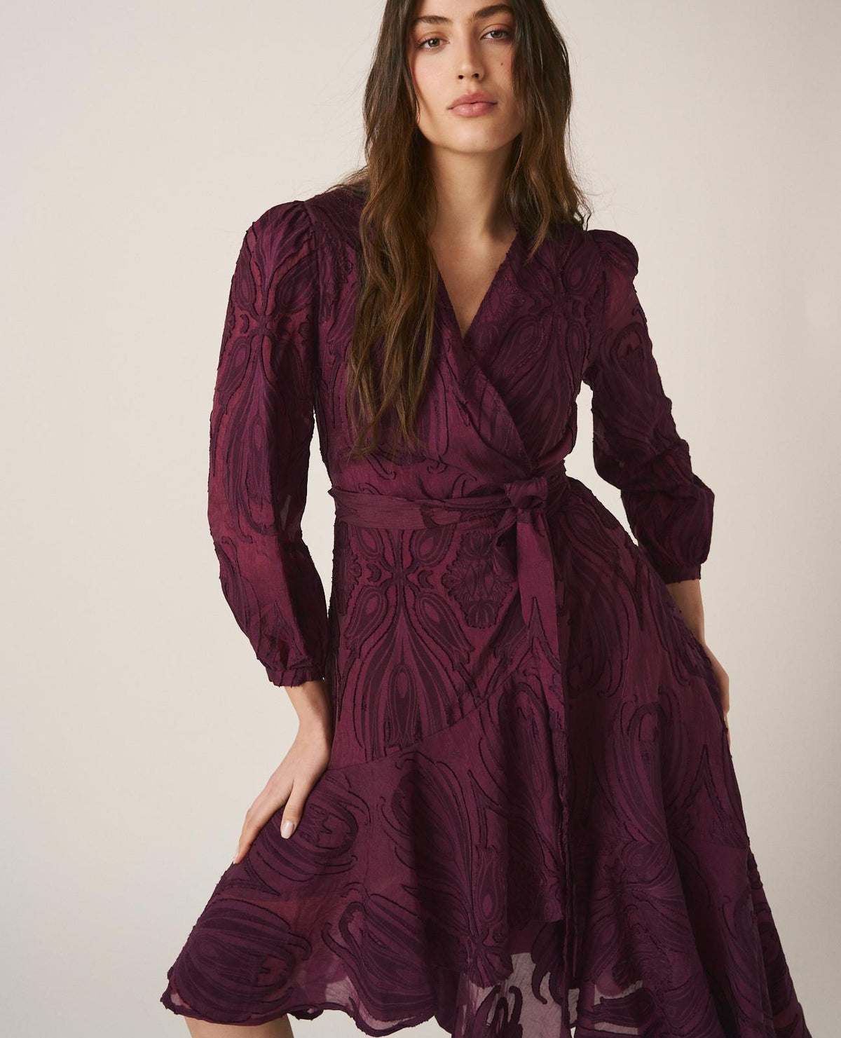 VESTIDO JACQUARD