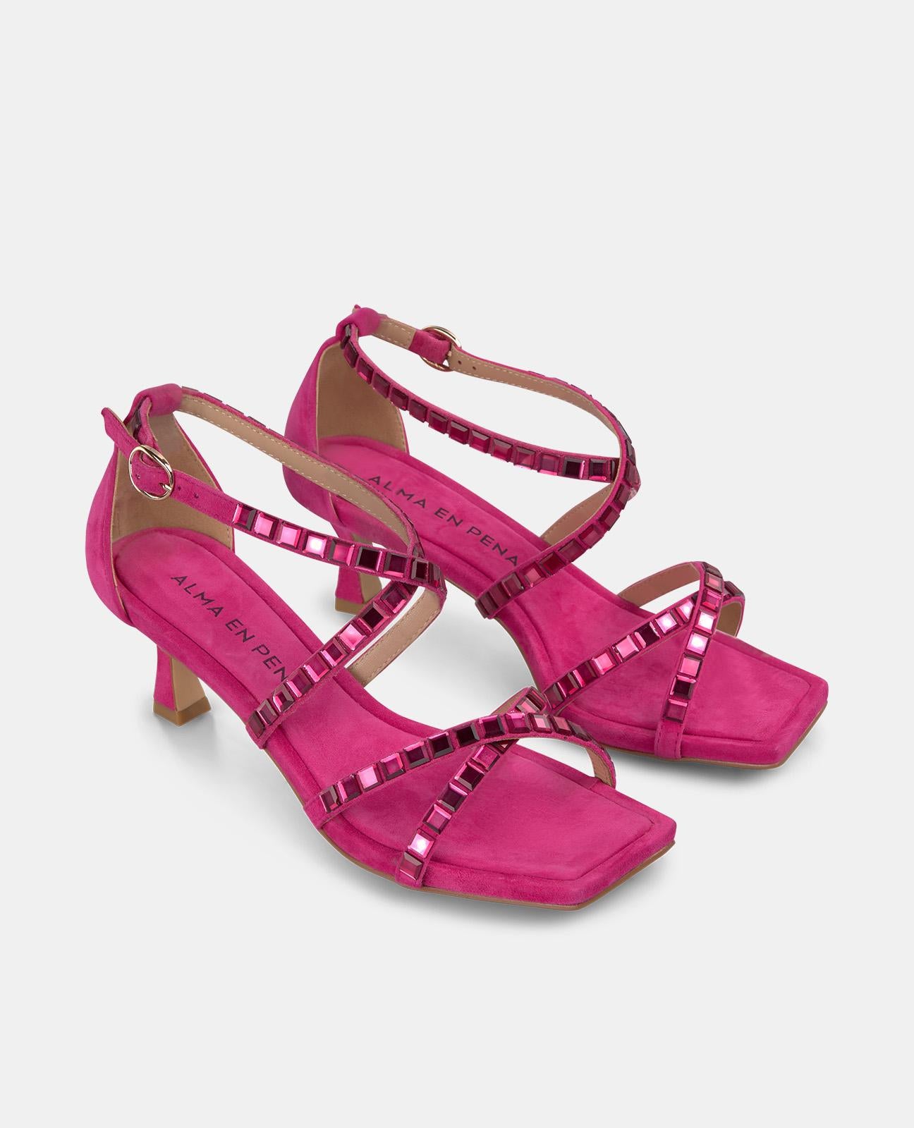 SANDAL WITH JEWEL STRAPS