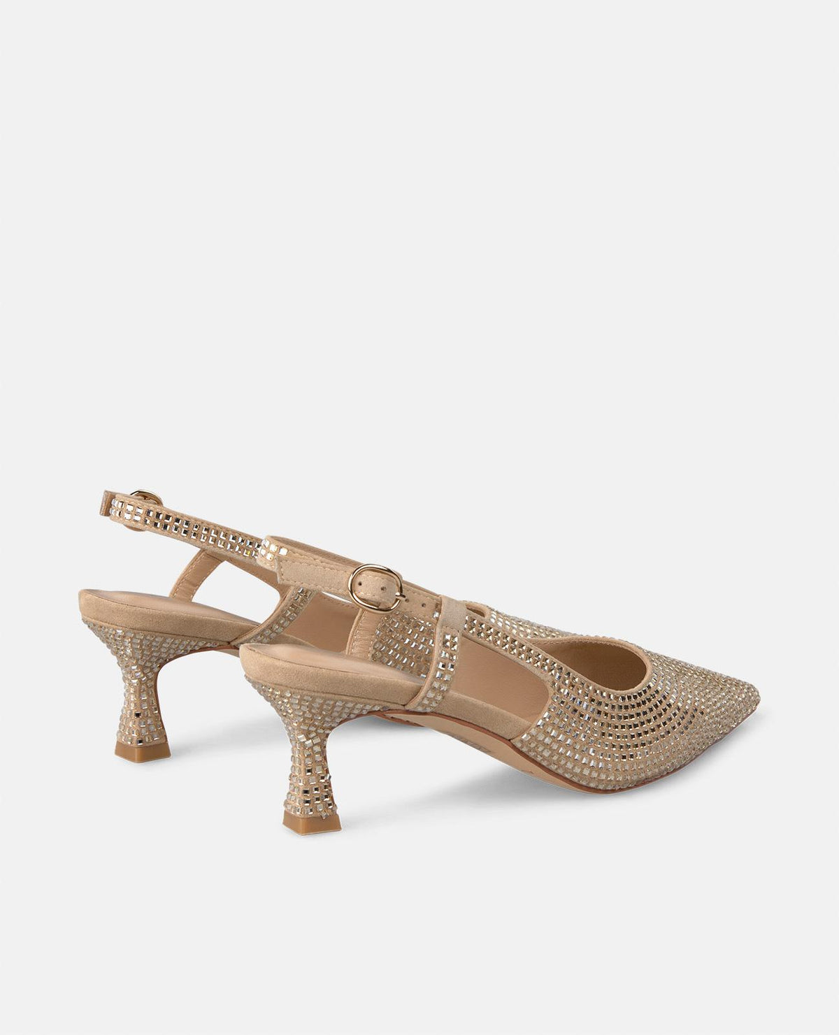 ZAPATO KITTEN CON PEDRERÍA