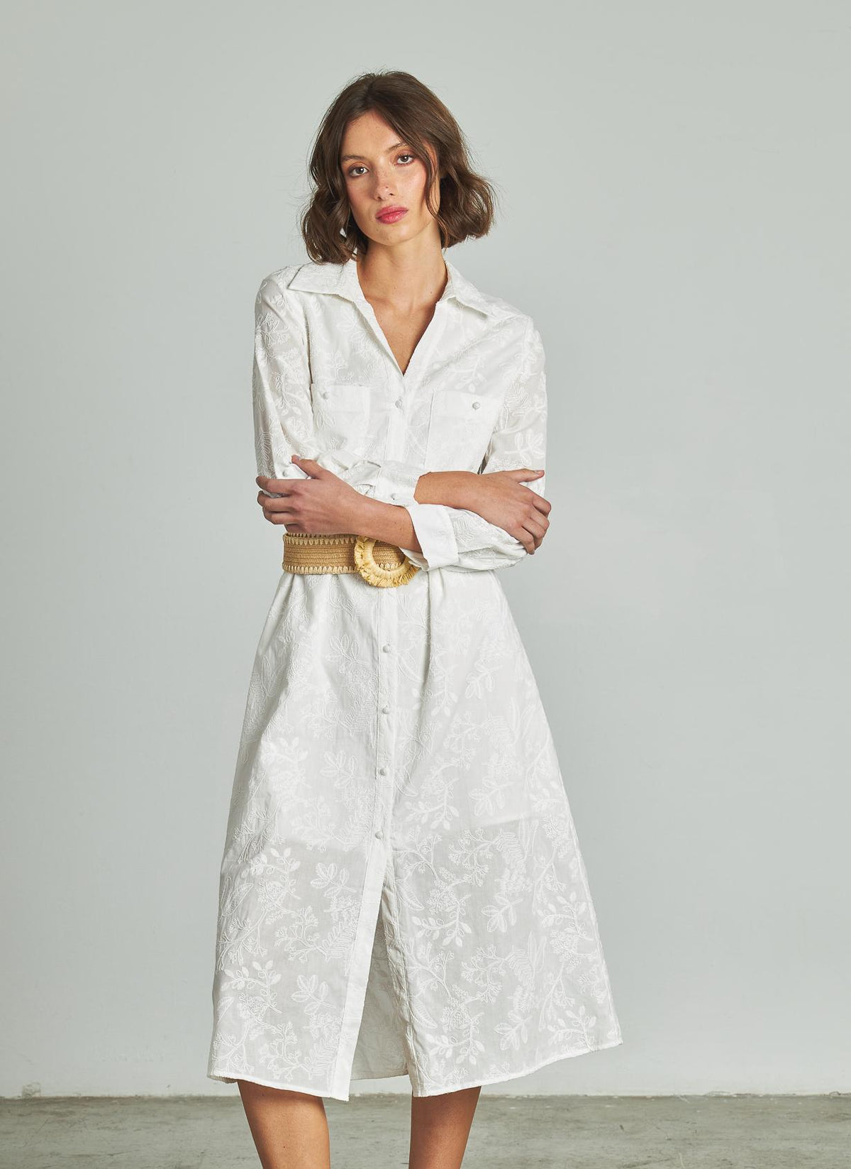 VESTIDO CAMISERO CINTURÓN