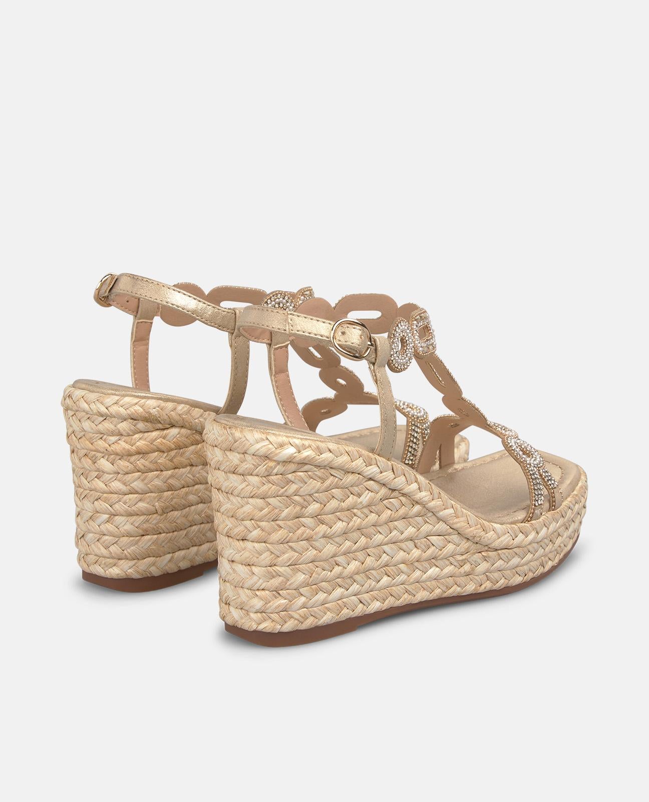 SADALIA PLATAFORMA ESPARTO ADORNO CIRCULAR