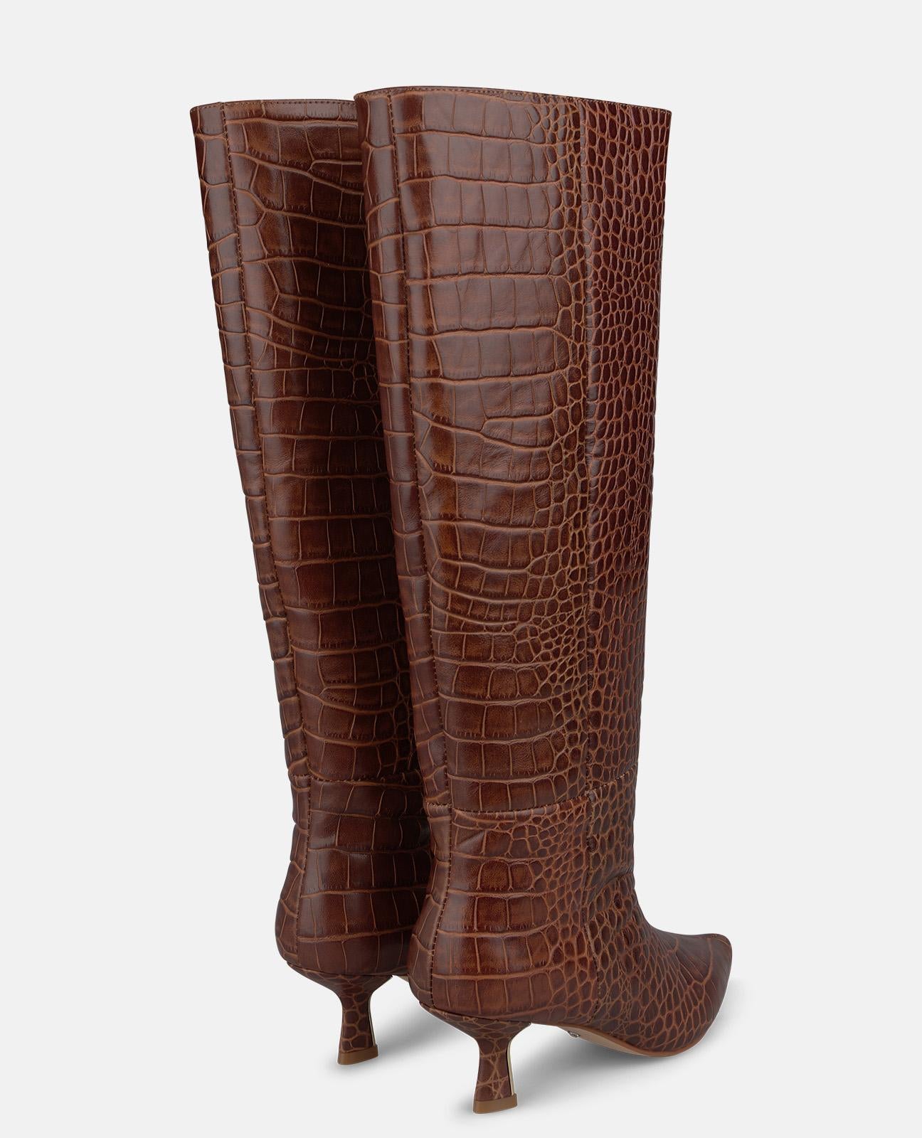 BOTA DE PIEL ANIMAL PRINT