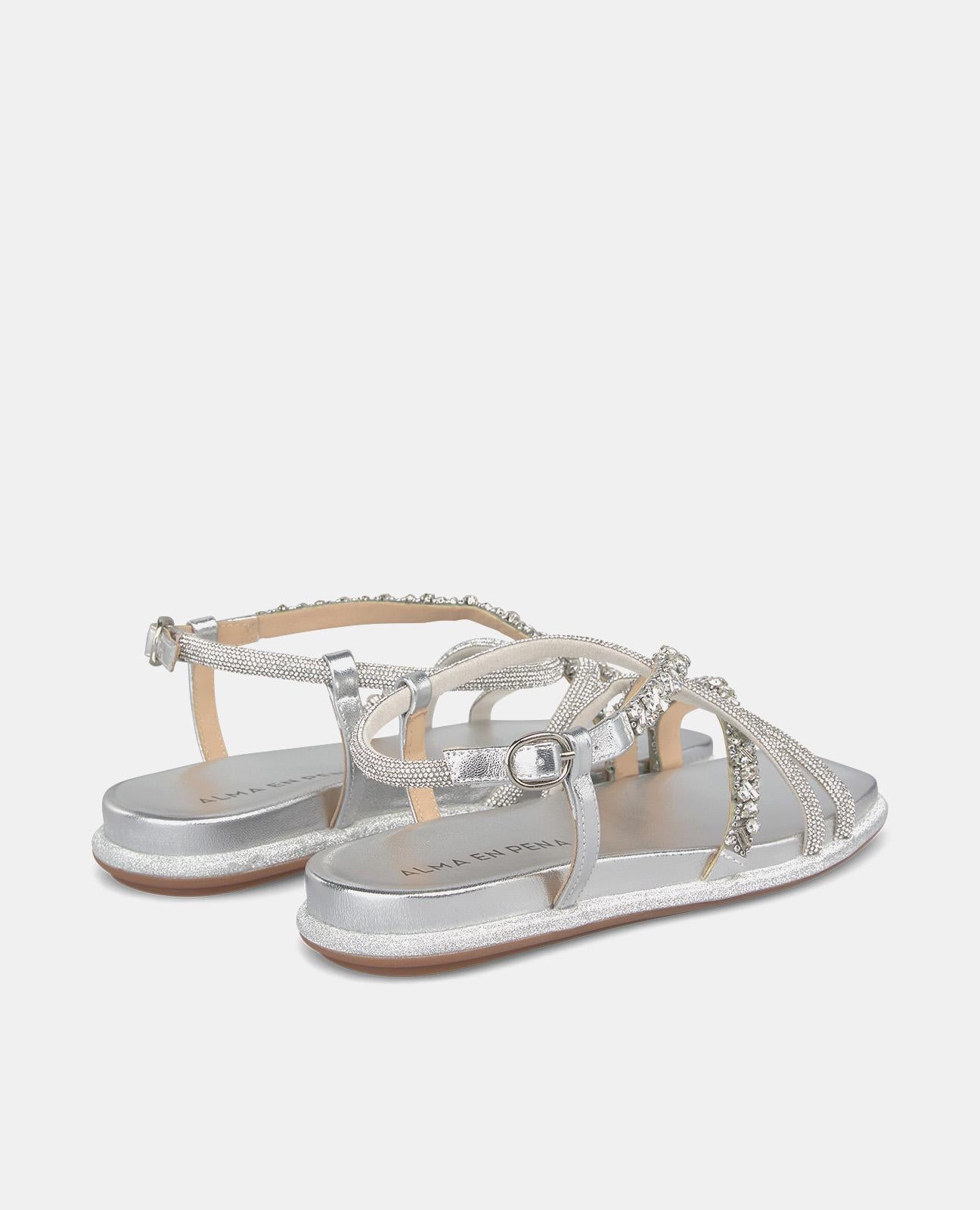 SANDÁLIA PLANA CRUZADA