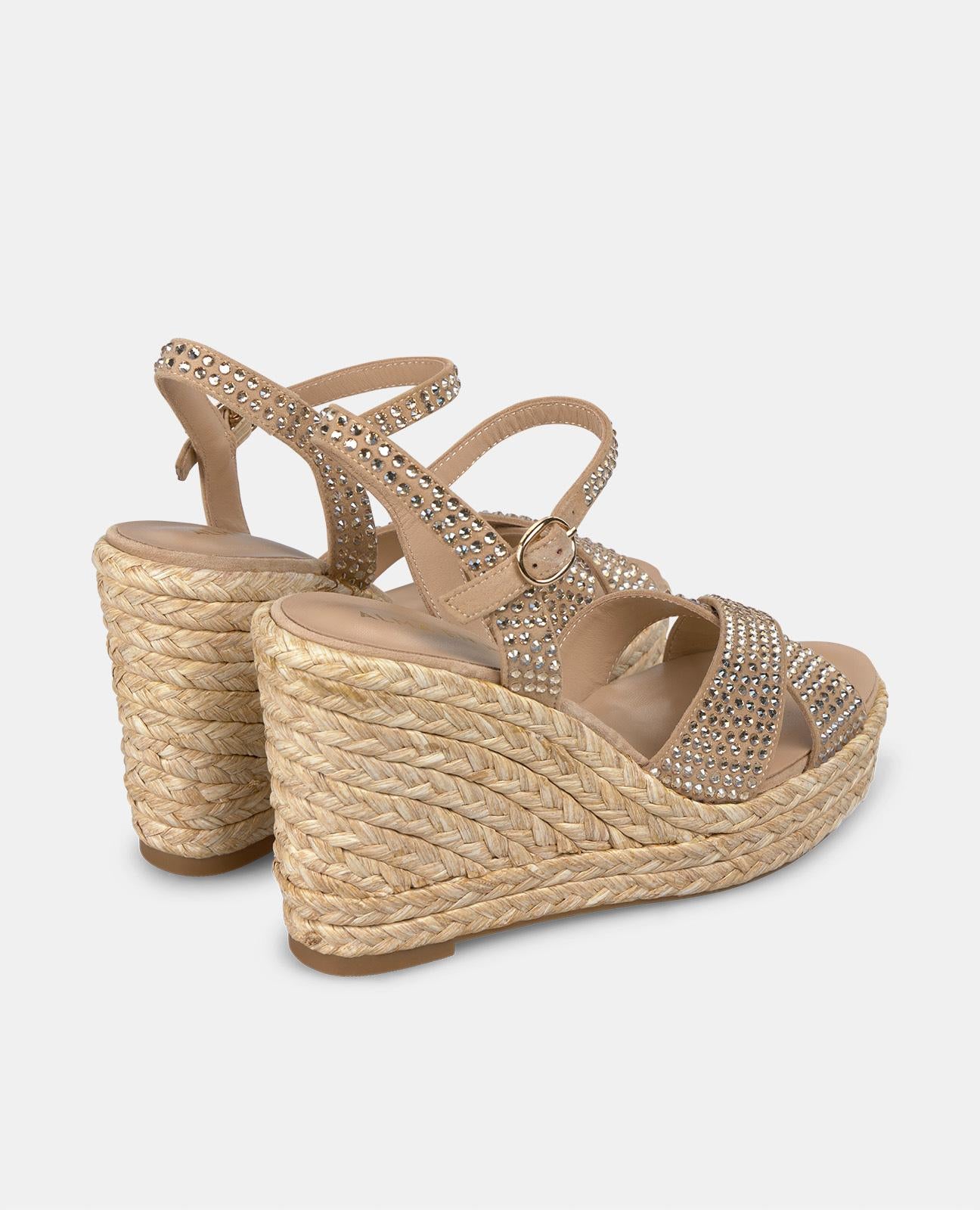 CUNHA ENTRANÇADA COM STRASS