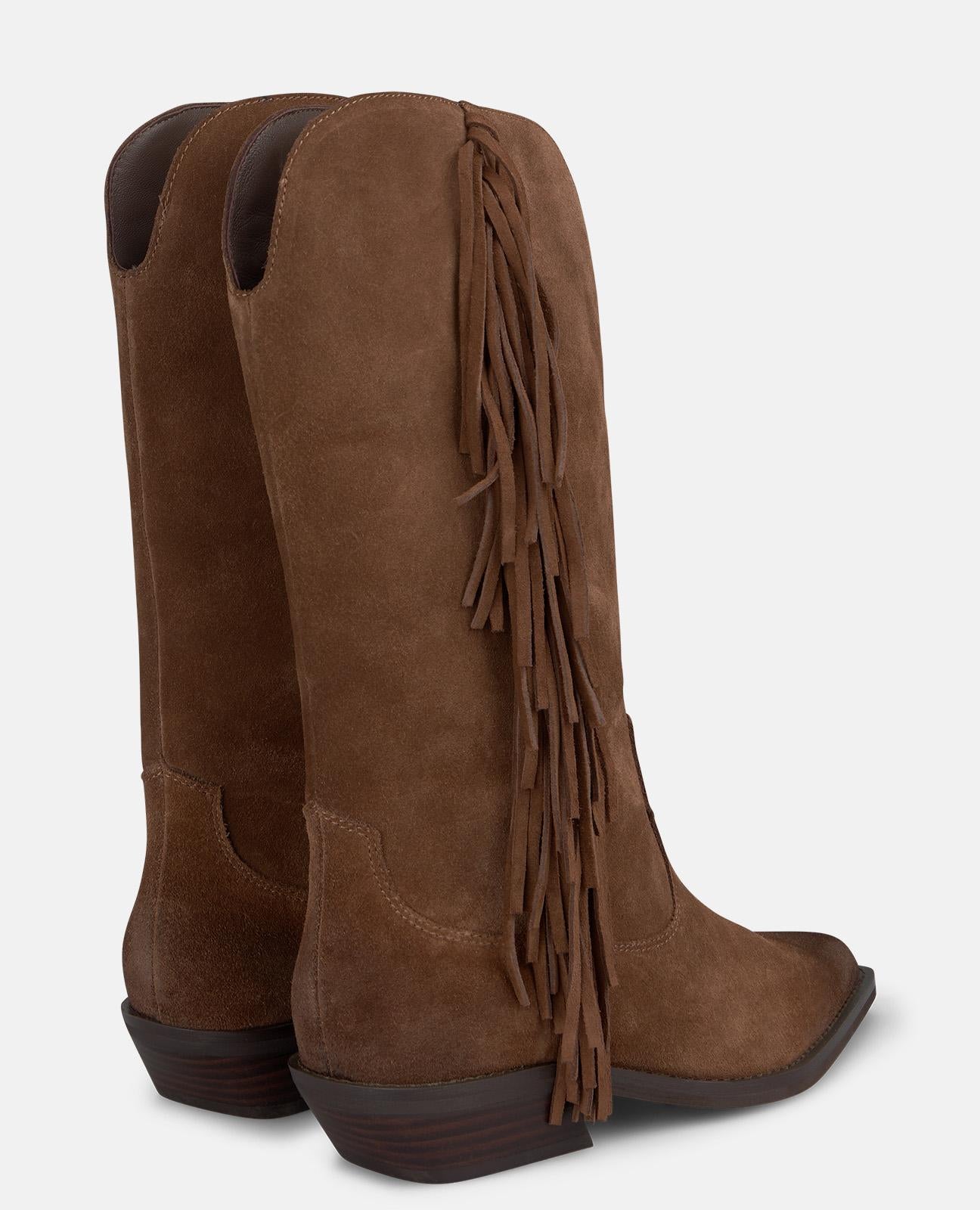 BOTA COWBOY DE ANTE CON FLECOS