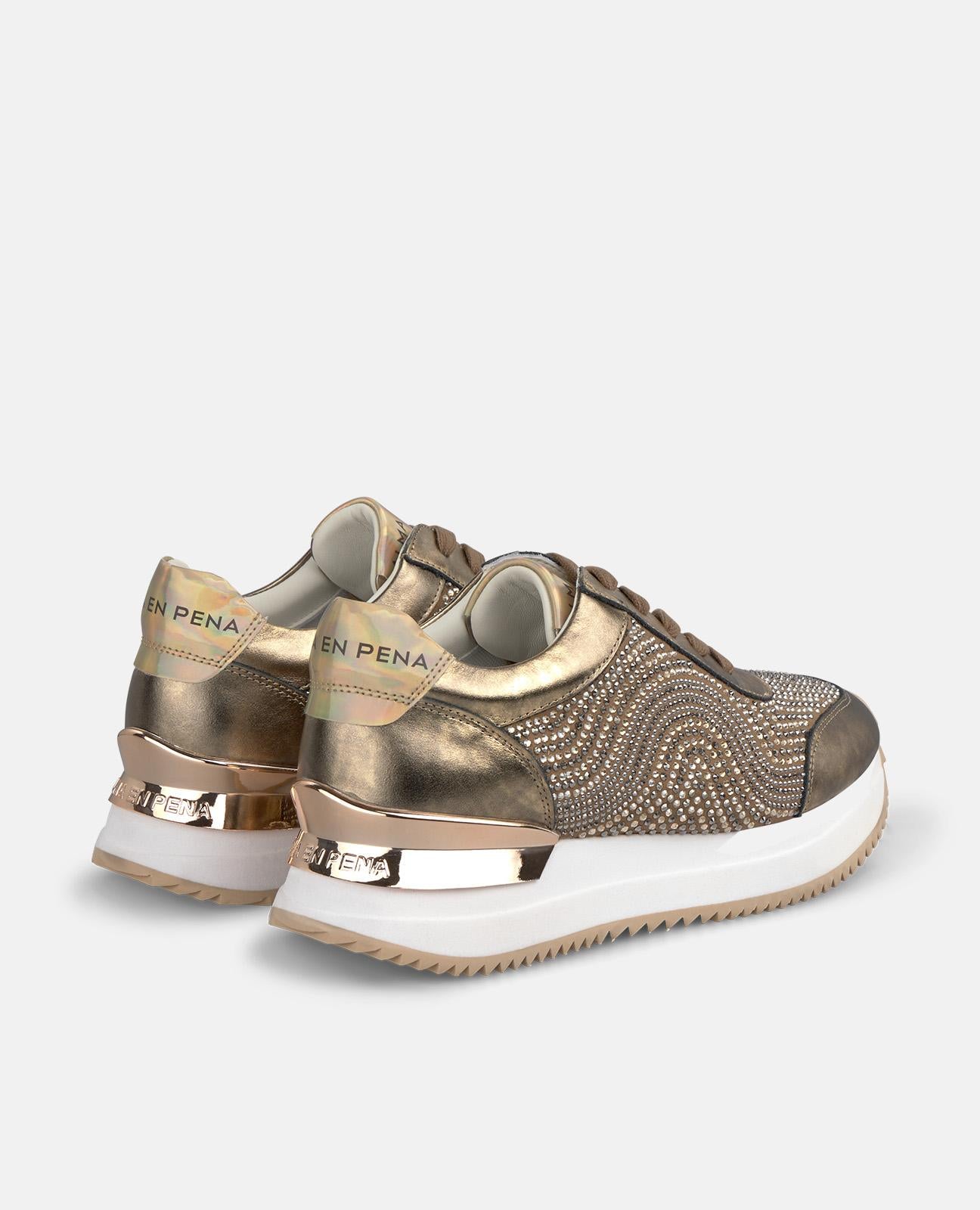 SNEAKER PRINTED WITH RHINESTONES