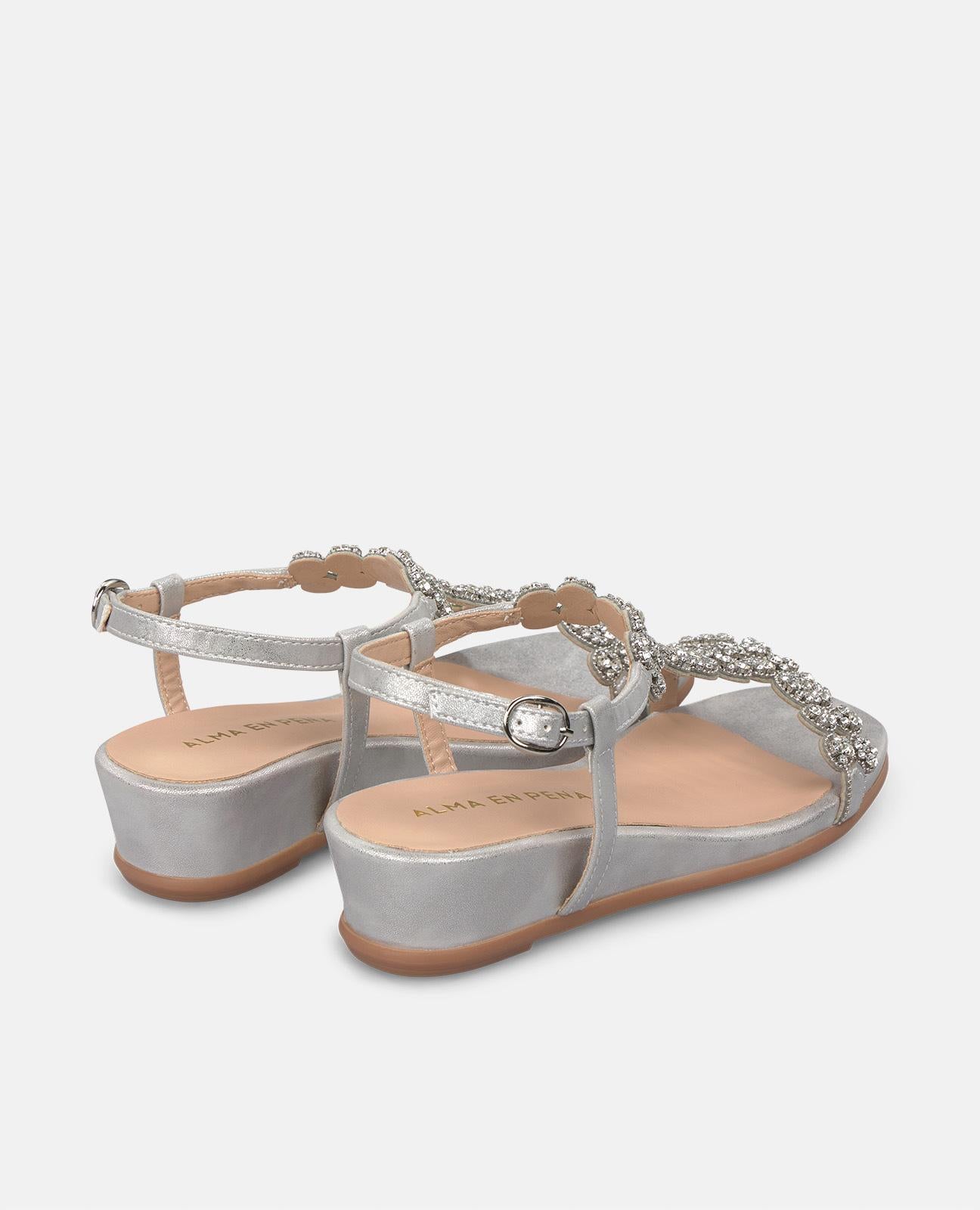 SANDALIA DETALLES JOYA CUÑA