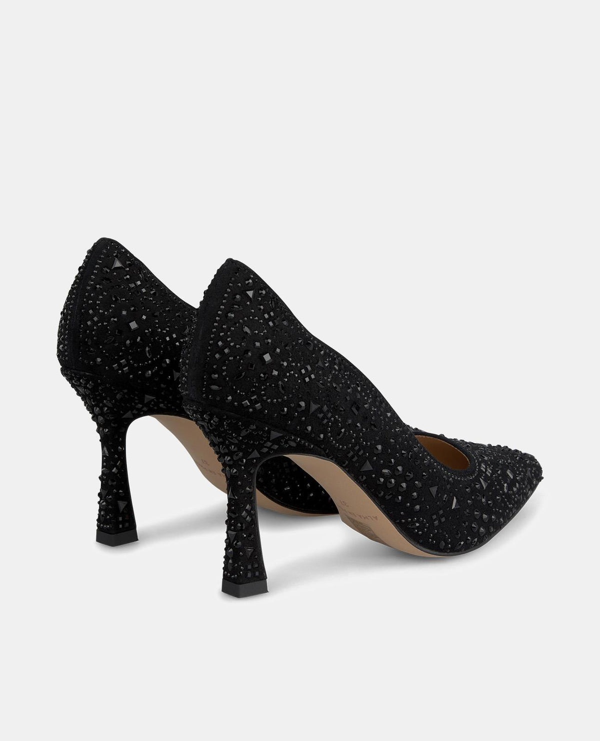 SCARPA CON TACCO RICOPERTO DI STRASS