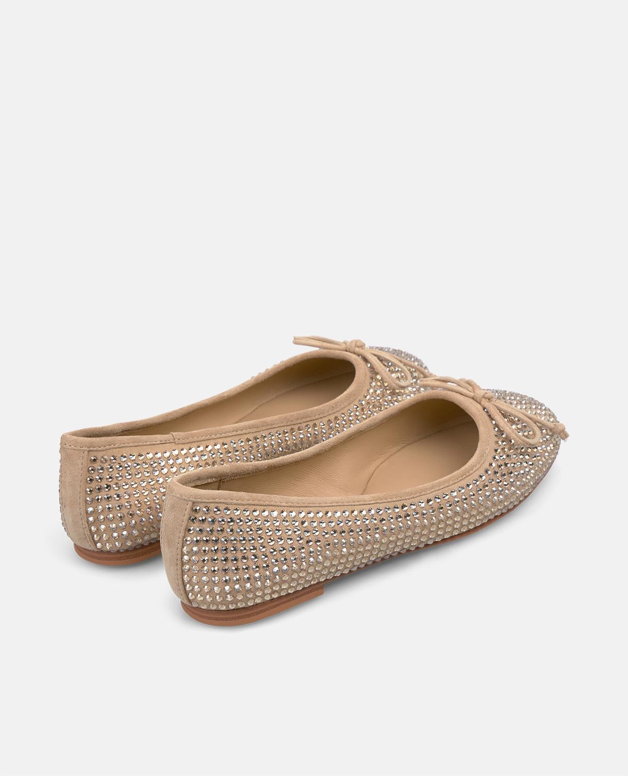 BALLERINE AVEC NŒUD EN STRASS