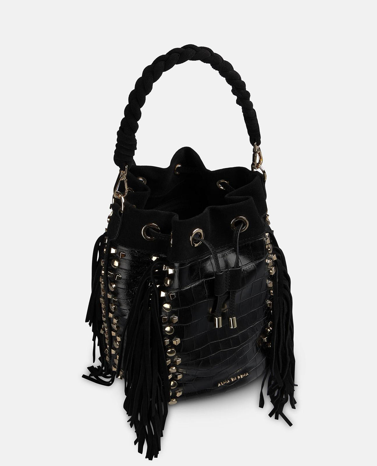 BOLSO BOMBONERA PIEL EFECTO SERPIENTE