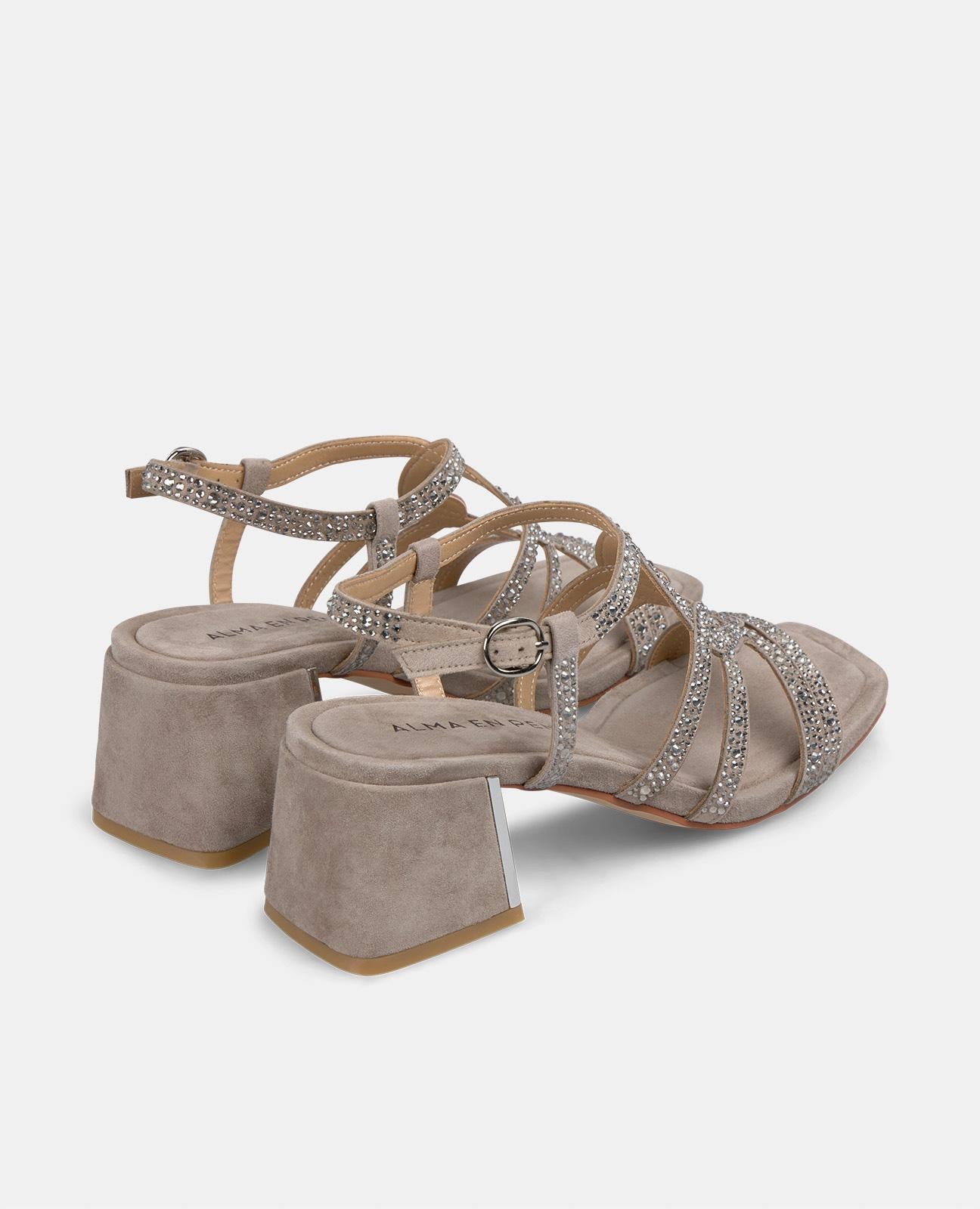 SANDAL WITH SQUARE HEEL