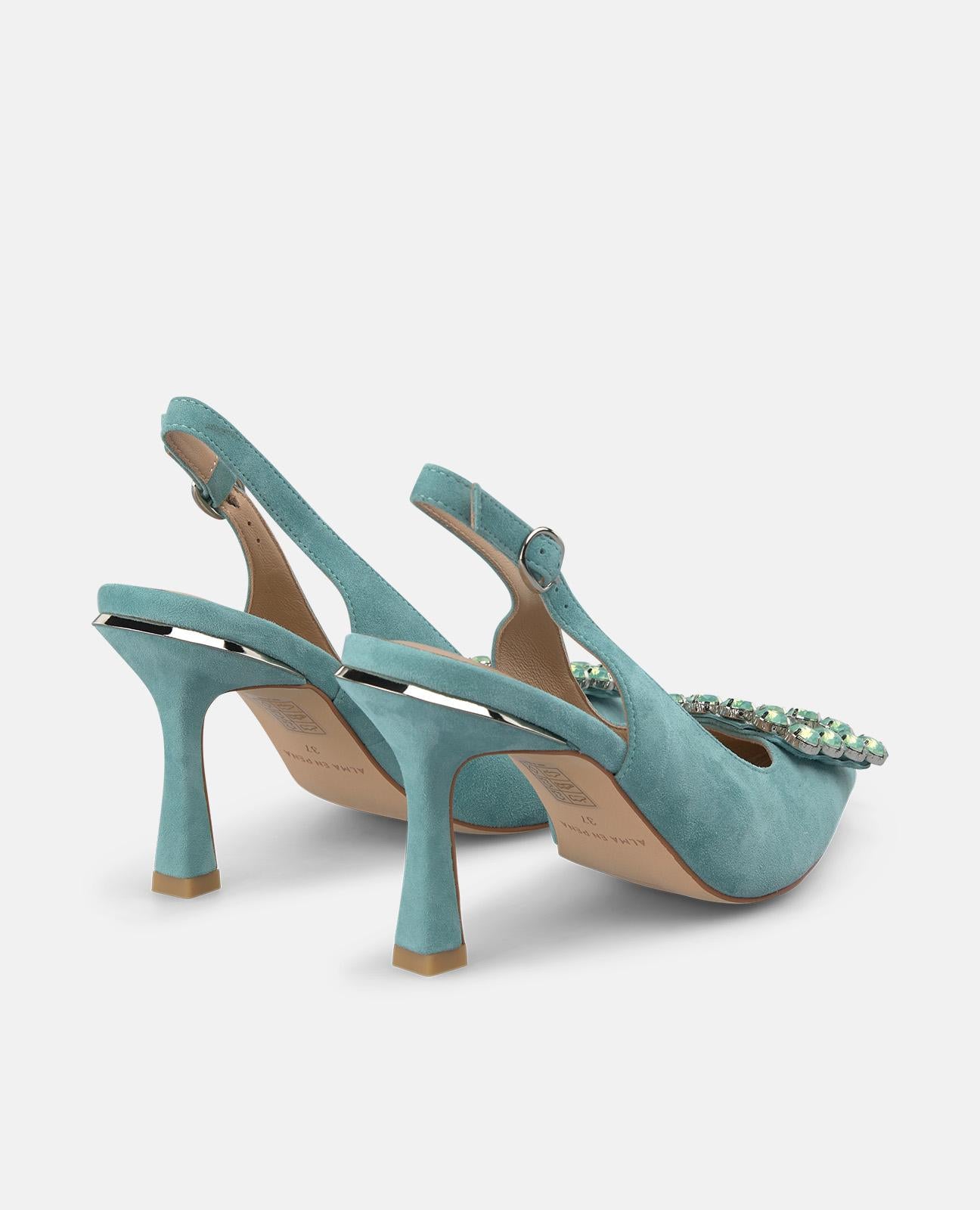 SALON DESTALONADO CON HEBILLA PEDRERIA