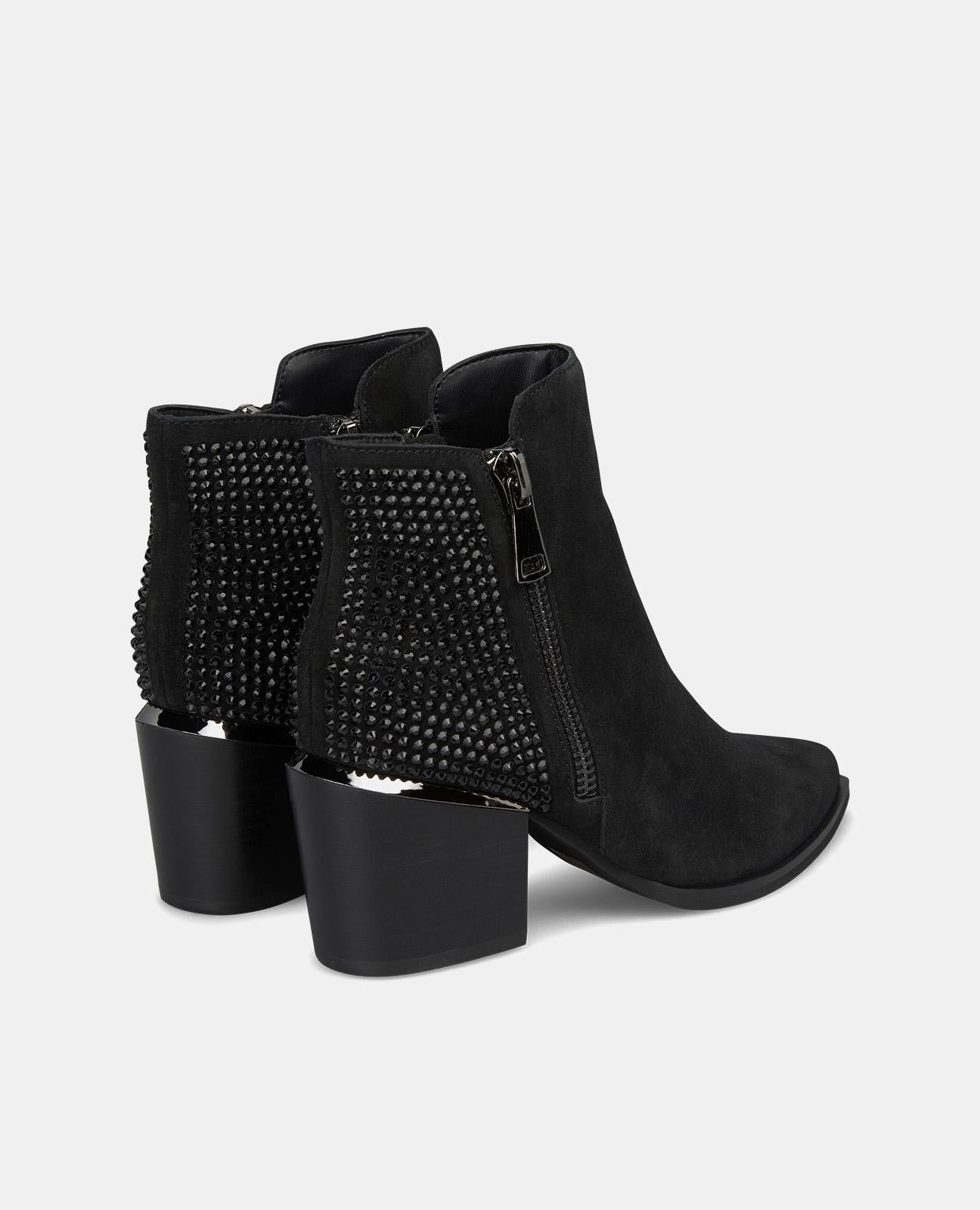 BOTTINES ZIPPÉES AVEC PAILLETTES